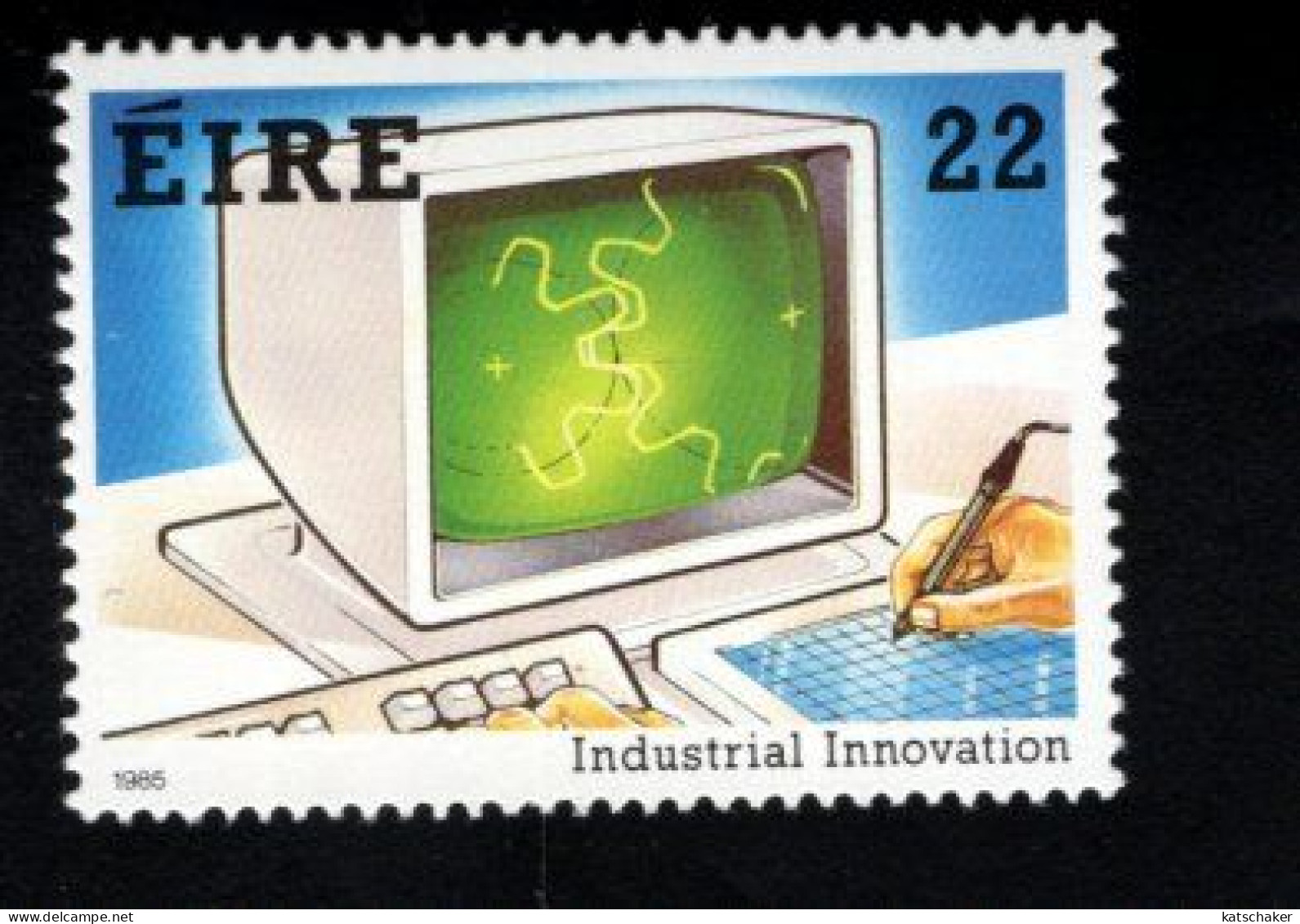 1998980411 1985  SCOTT 646 (XX) POSTFRIS  MINT NEVER HINGED - INDUSTRIAL INNOVATIONS - COMPUTER TECHNOLOGY - Nuovi