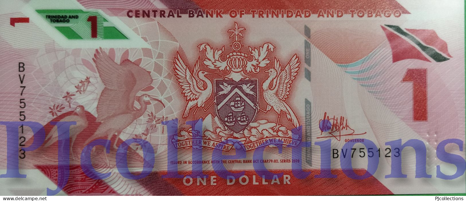 TRINIDA & TOBAGO 1 DOLLAR 2020 PICK 60 POLYMER UNC - Trindad & Tobago