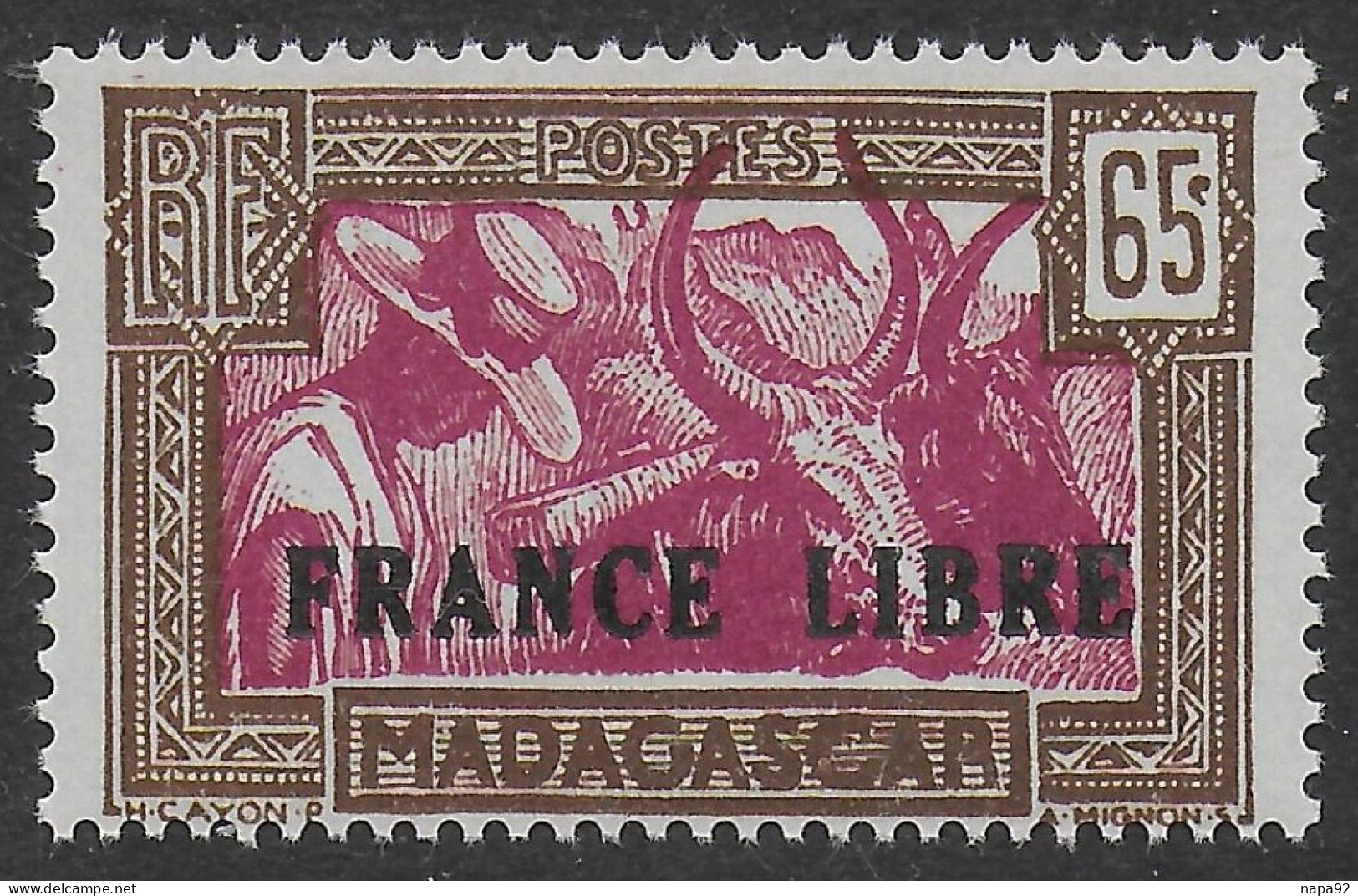 MADAGASCAR 1943 YT 236** - Neufs