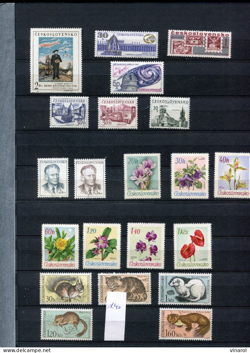 année 1966 - 1971  timbres **