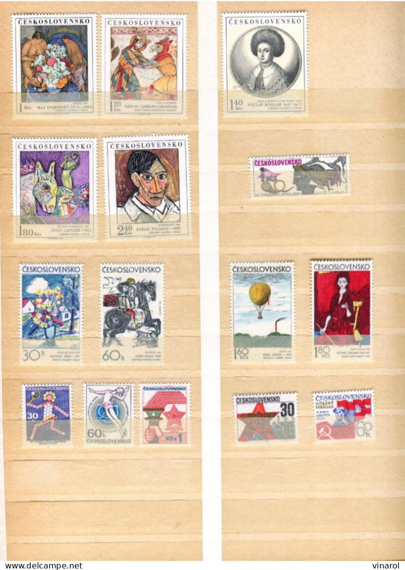 année 1966 - 1971  timbres **