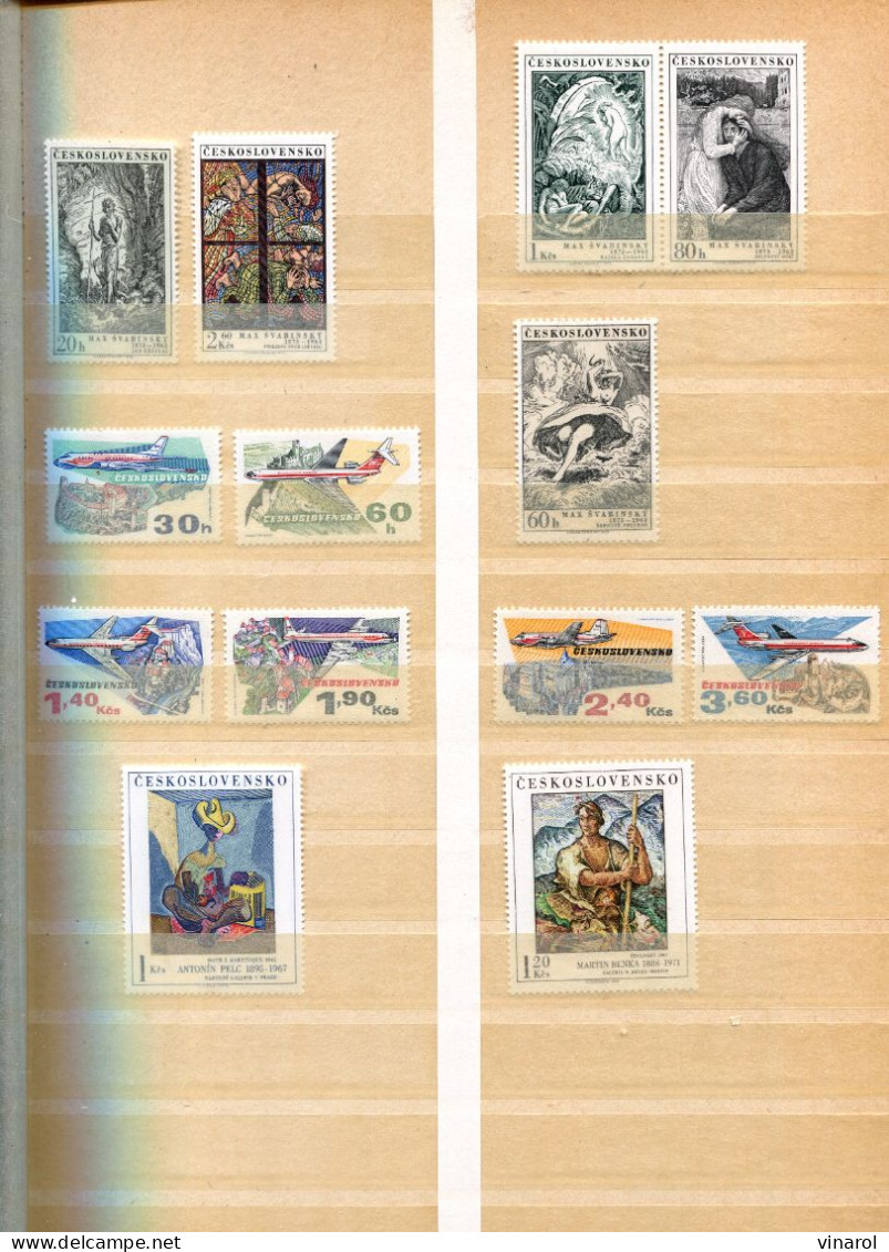 année 1966 - 1971  timbres **