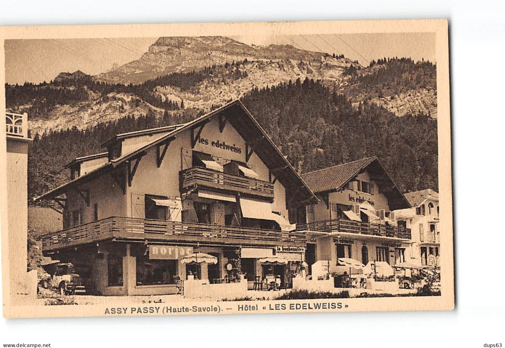 ASSY PASSY - Hôtel " Les Edelweiss " - Très Bon état - Passy