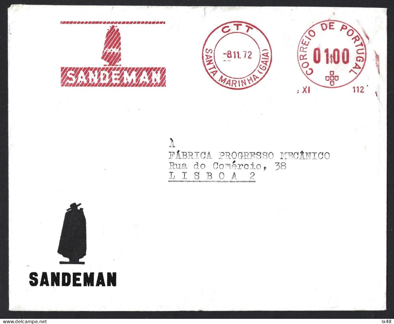 Sandeman Port Wine. Franchise Of Santa Marinha (Gaia) Porto From 1972. Sandeman Portwein. Sandeman Portwijn. Franchise V - Vins & Alcools