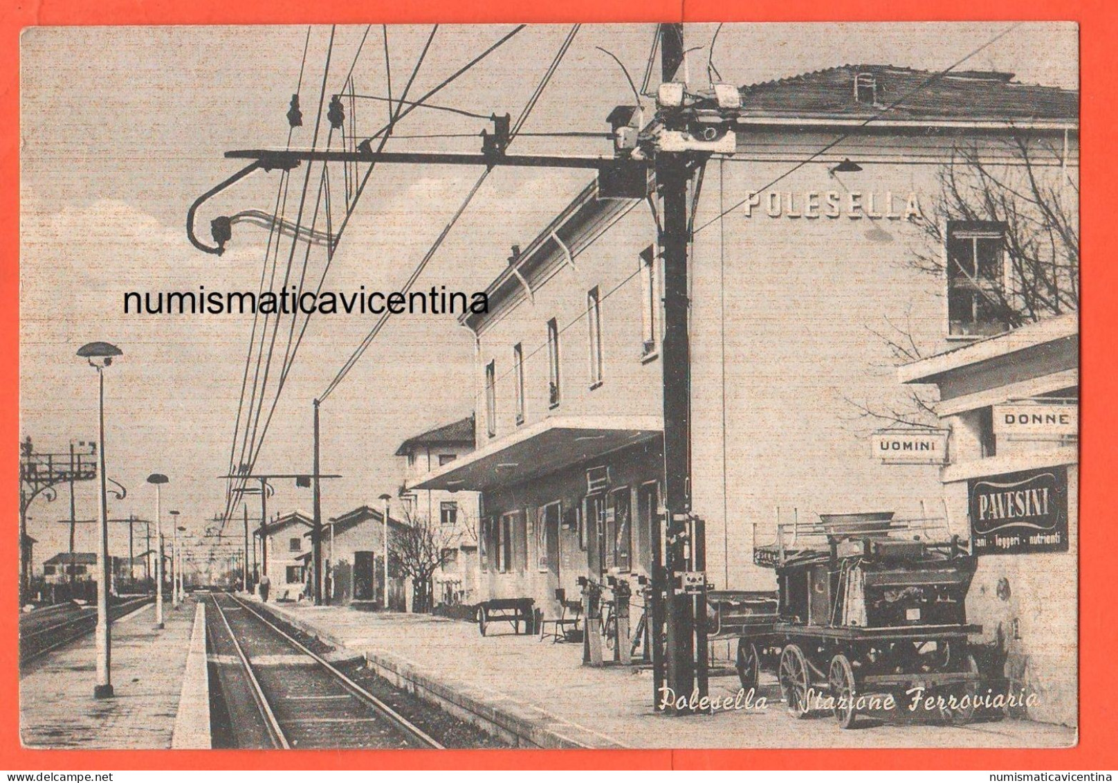 Polesella Rovigo Interno Stazione Ferroviaria Treni Station Train - Rovigo