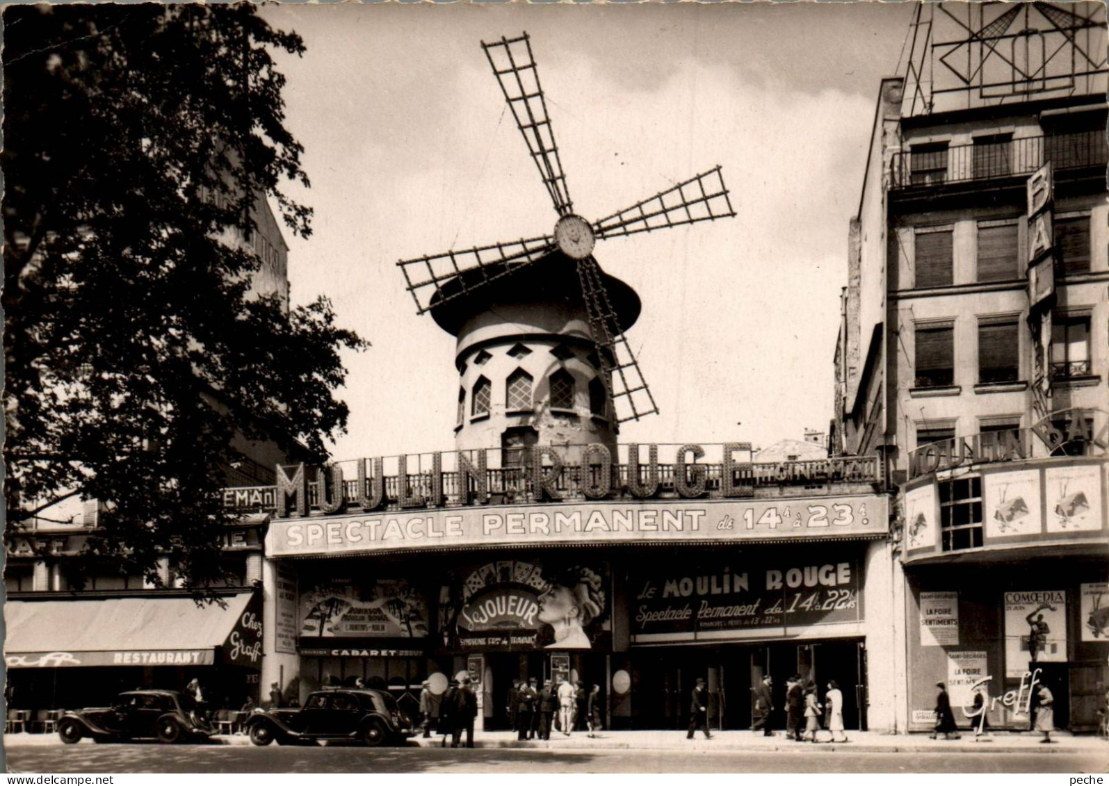 N°83 Z -cp Paris -le Moulin Rouge- - Cabarets