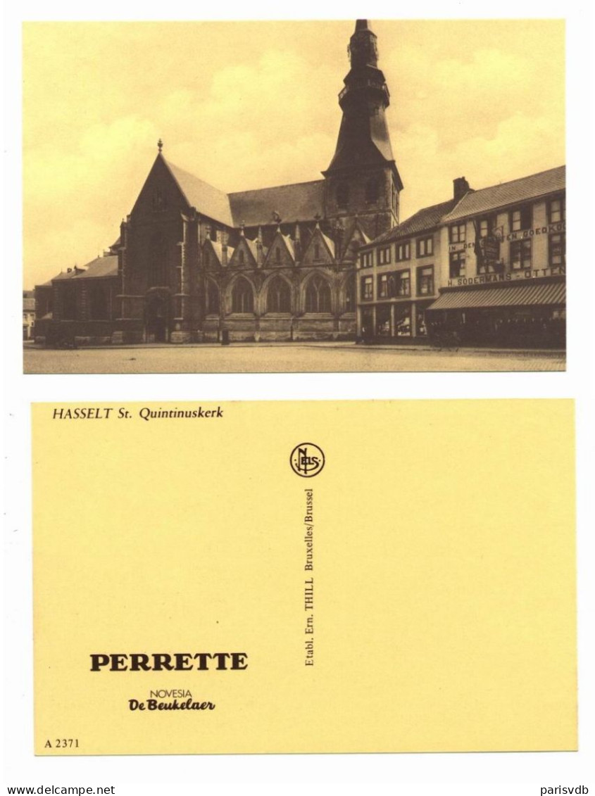 HASSELT - ST. QUINTINUSKERK - POSTKAART UITGAVE PERRETTE  - NELS (1396) - Hasselt