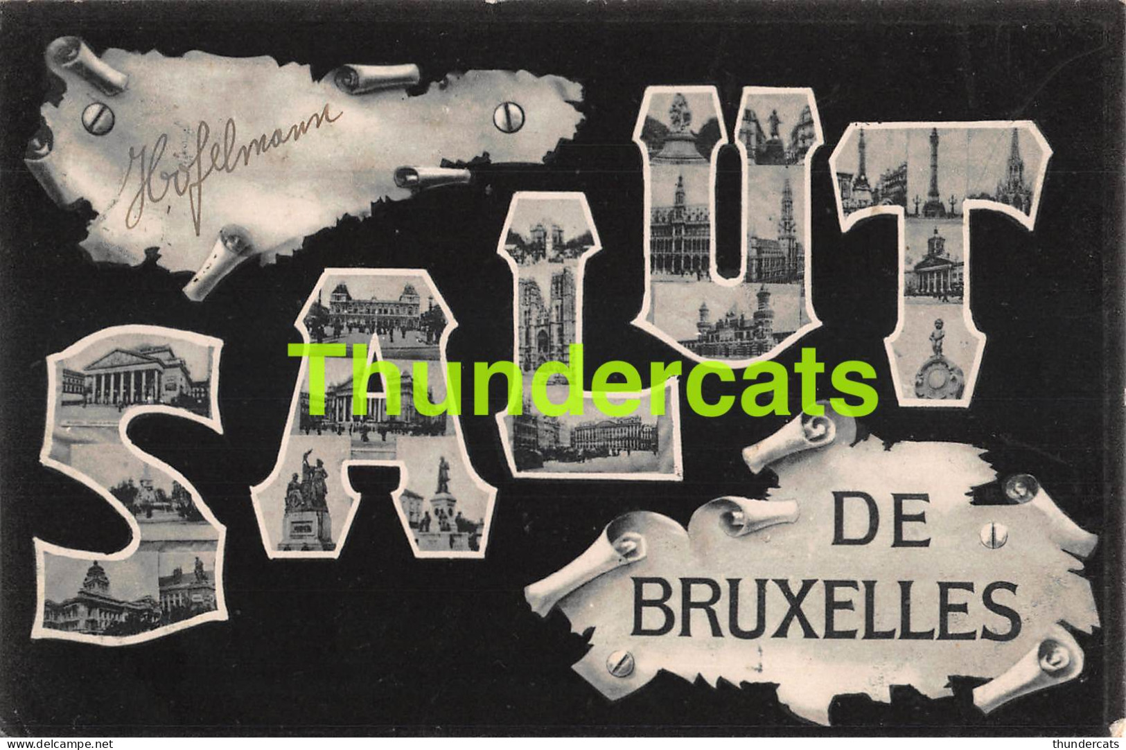 CPA BRUXELLES SALUT DE BRUXELLES  - Multi-vues, Vues Panoramiques