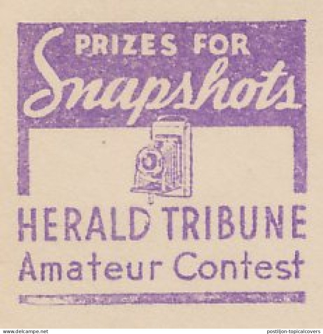 Meter Cut USA 1936 Camera - Herald Tribune - Fotografía