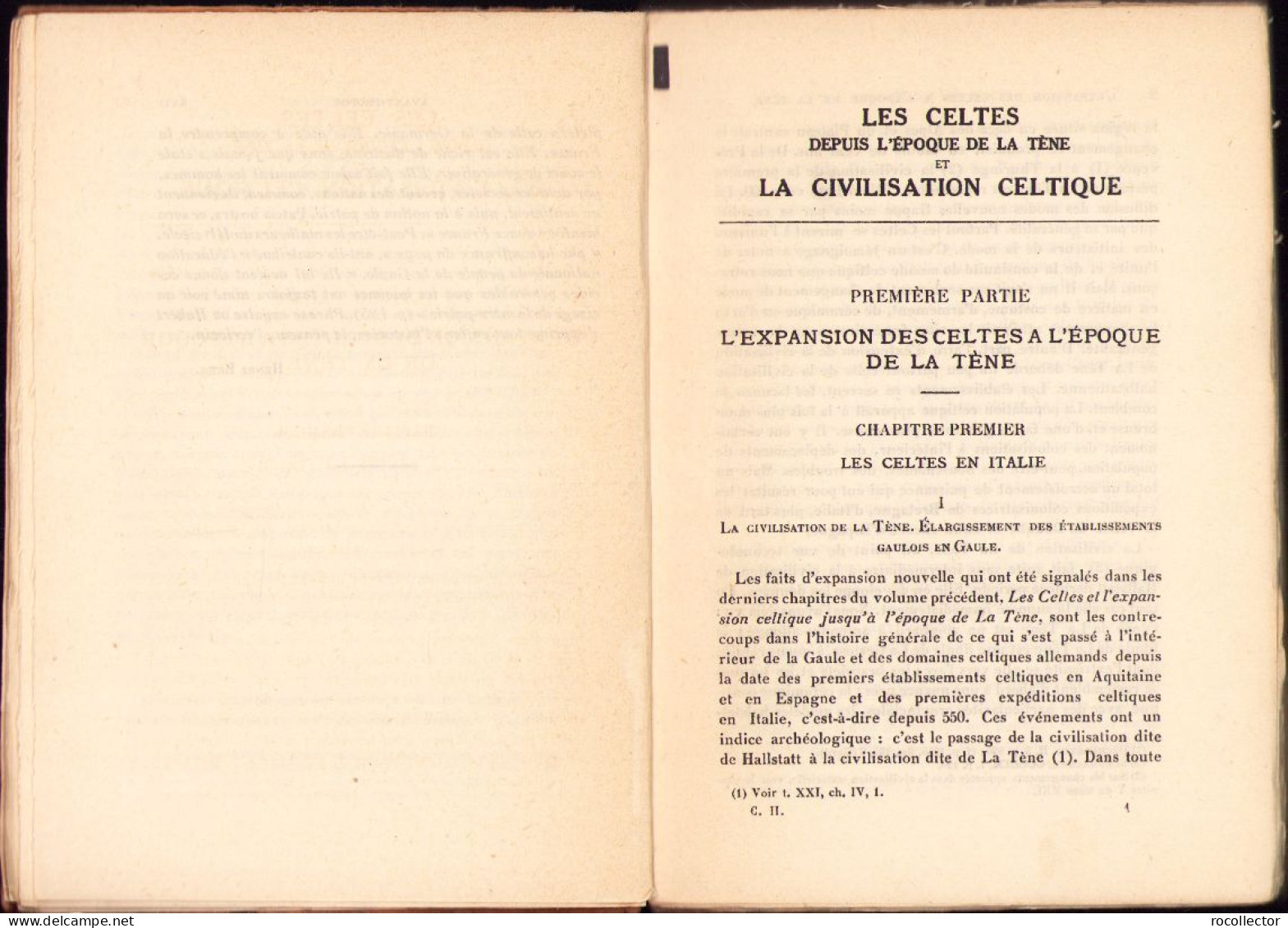Les Celtes Depuis L’epoque De La Tene Et La Civilisation Celtique Par Henri Hubert, 1932 642SP - Libros Antiguos Y De Colección