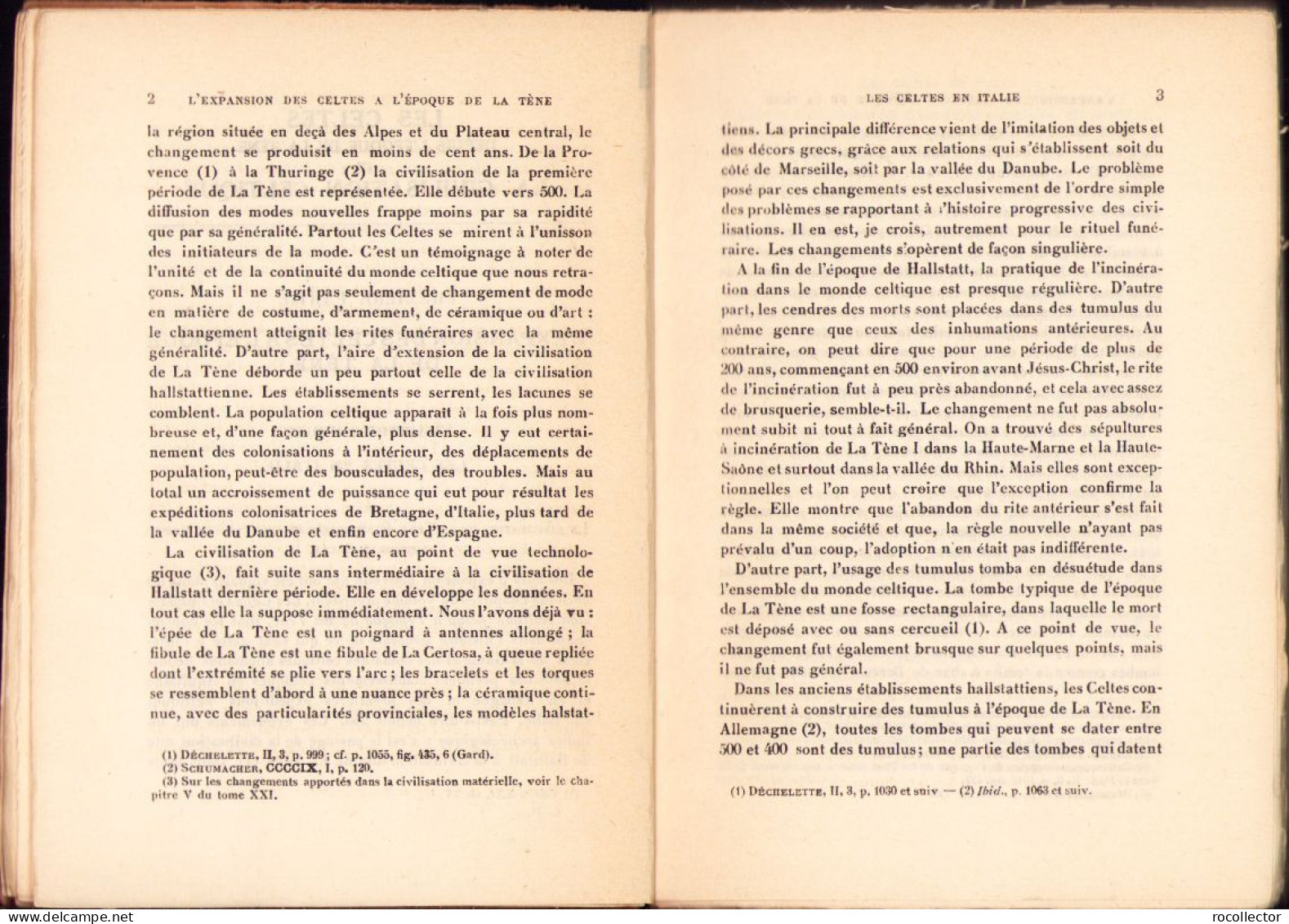 Les Celtes Depuis L’epoque De La Tene Et La Civilisation Celtique Par Henri Hubert, 1932 642SP - Livres Anciens