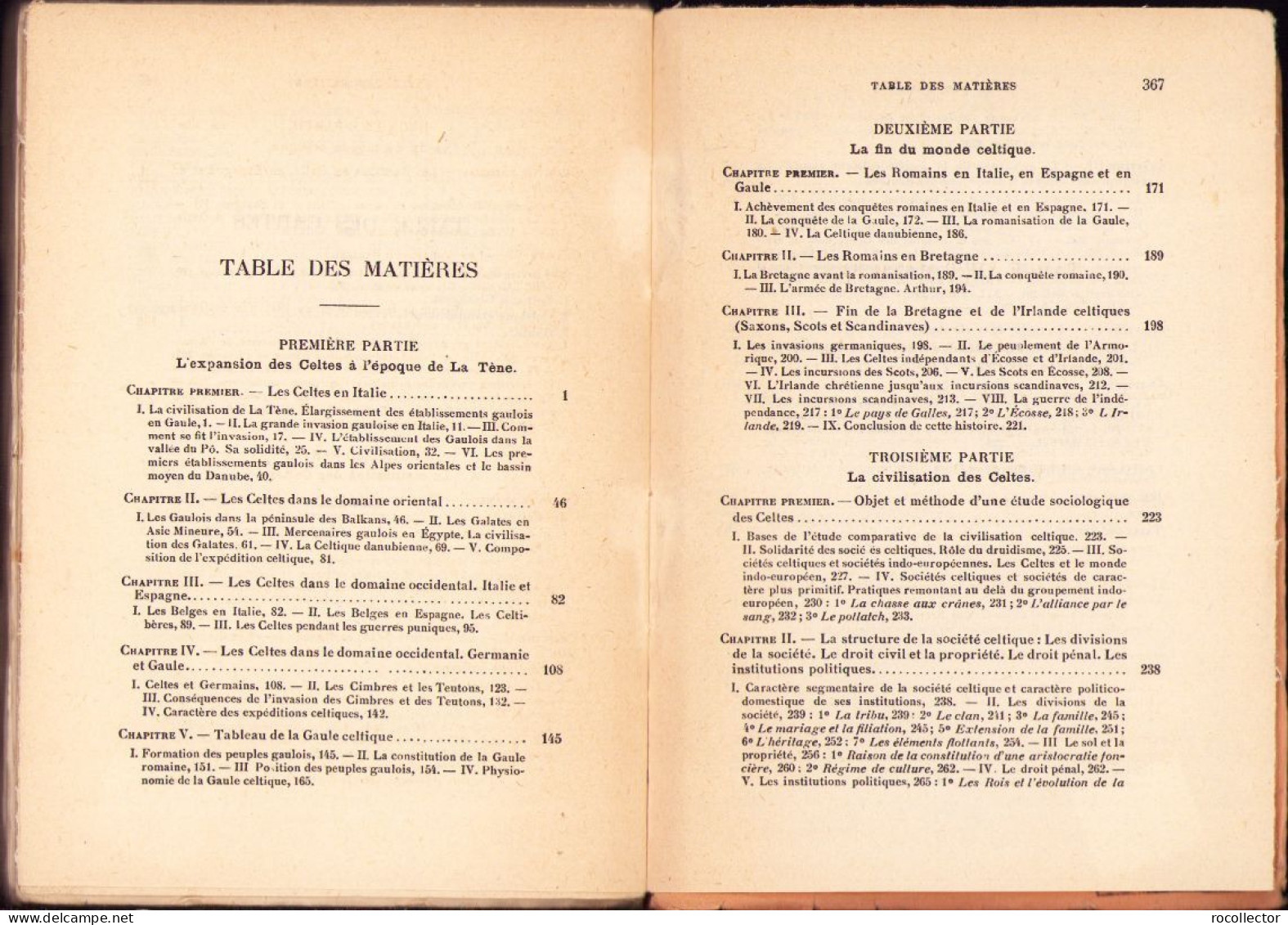 Les celtes depuis l’epoque de La Tene et la civilisation celtique par Henri Hubert, 1932 642SP