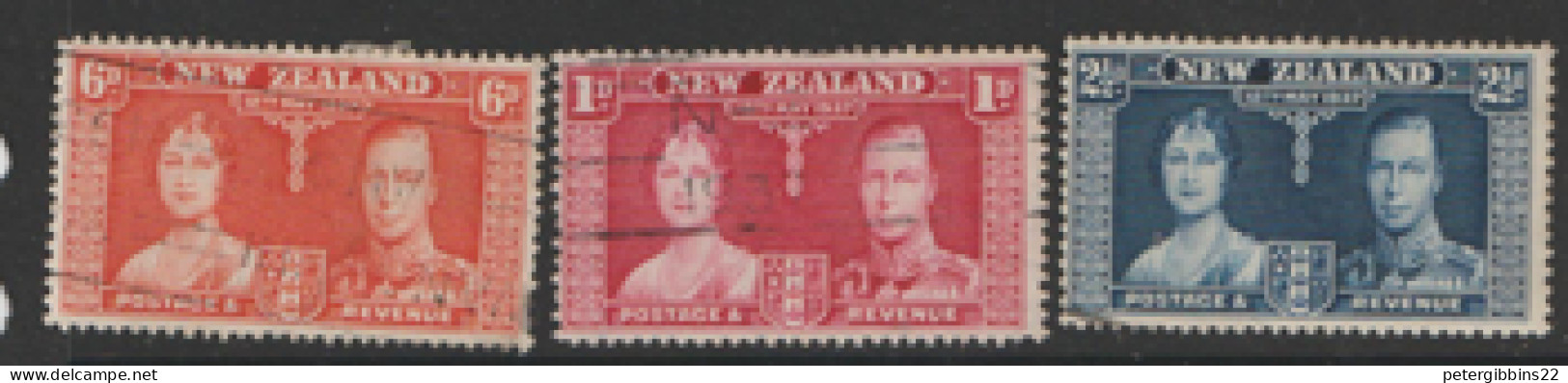 New Zealand  1937  SG  599-61  Coronation   Fine Used - Usati