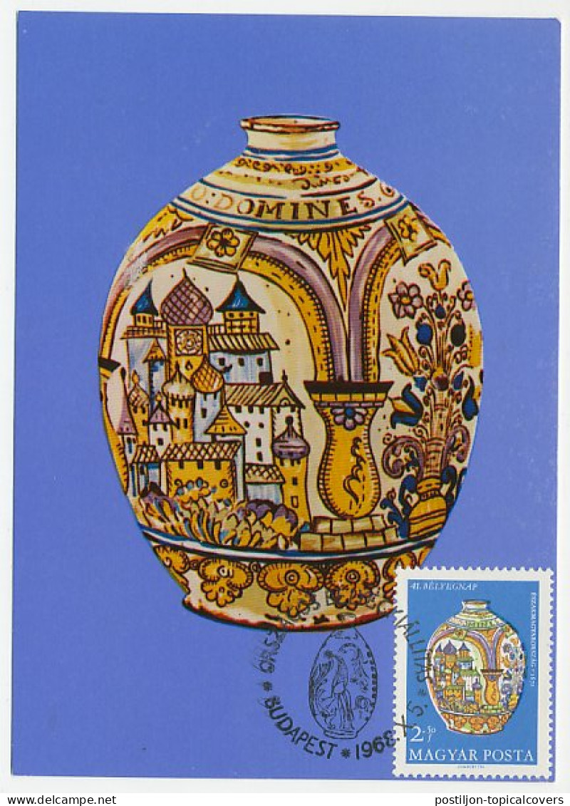 Maximum Card Hungary 1968 Bottle - Porcelain