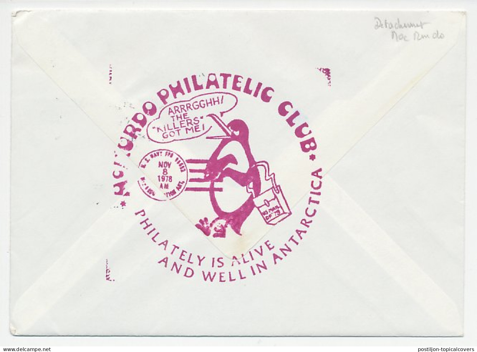 Cover / Postmark USA 1979 Antarctic Expedition - Operation Deep Freeze - Arktis Expeditionen