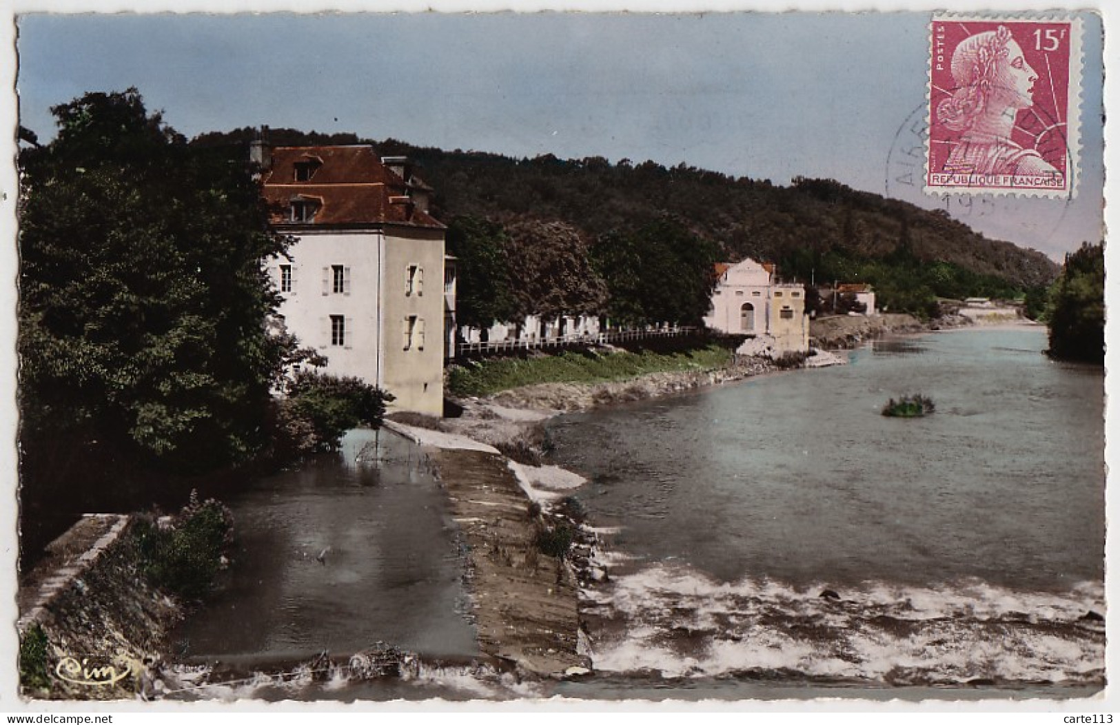 40 - B17082CPSM - AIRE SUR ADOUR - Les Rives De Adour - Moulin - Très Bon état - LANDES - Aire