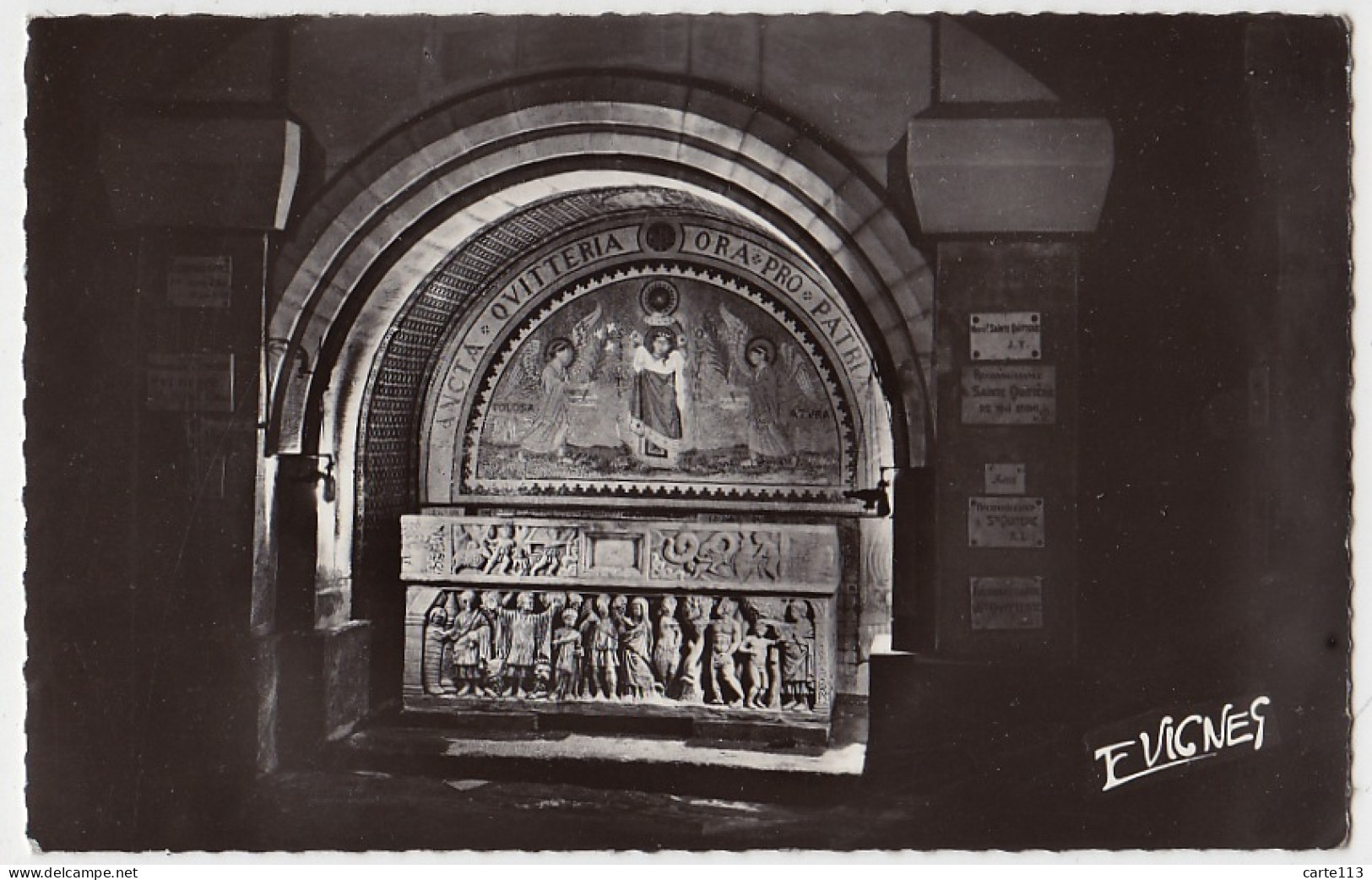 40 - B17079CPSM - AIRE SUR ADOUR - Sarcophage De Sainte Quitterie - Photo VIGNES - Très Bon état - LANDES - Aire