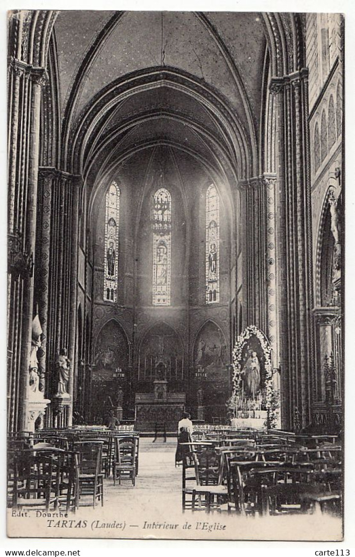 40 - B17209CPA - TARTAS - Interieur Eglise - Très Bon état - LANDES - Tartas