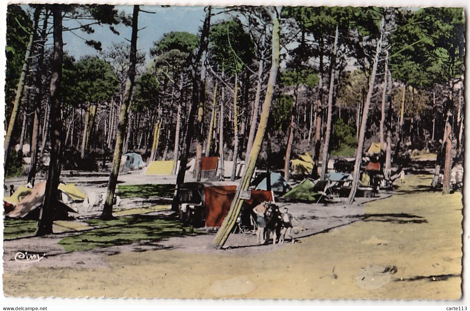 40 - B16742CPSM - BISCARROSSE - Le Camping A Ispe - Très Bon état - LANDES - Biscarrosse