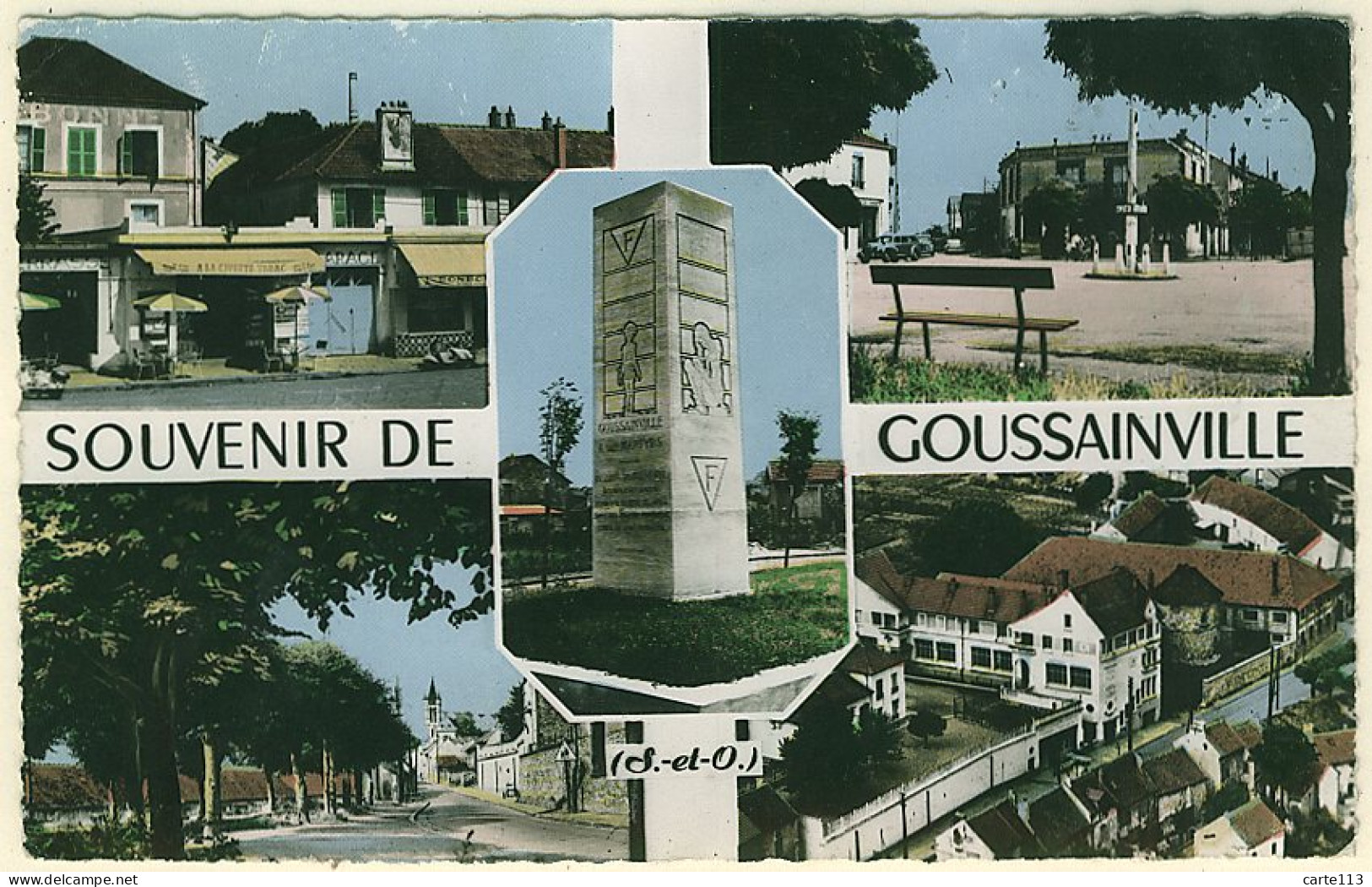 95 - B12442CPSM - GOUSSAINVILLE - Souvenir De - Très Bon état - VAL-DE-MARNE - Goussainville