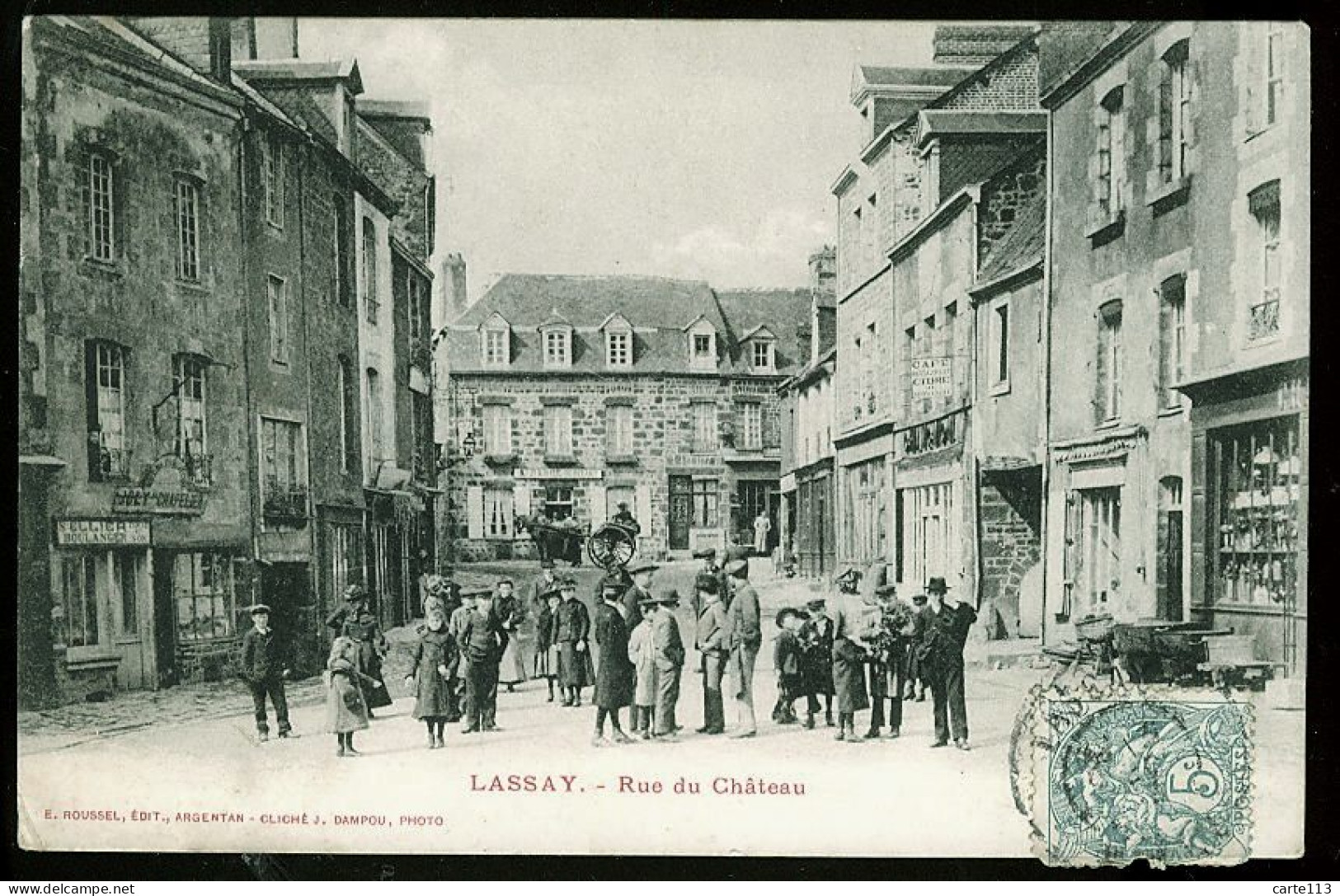 53 - B2789CPA - LASSAY - Rue Du Château - Parfait état - MAYENNE - Lassay Les Chateaux