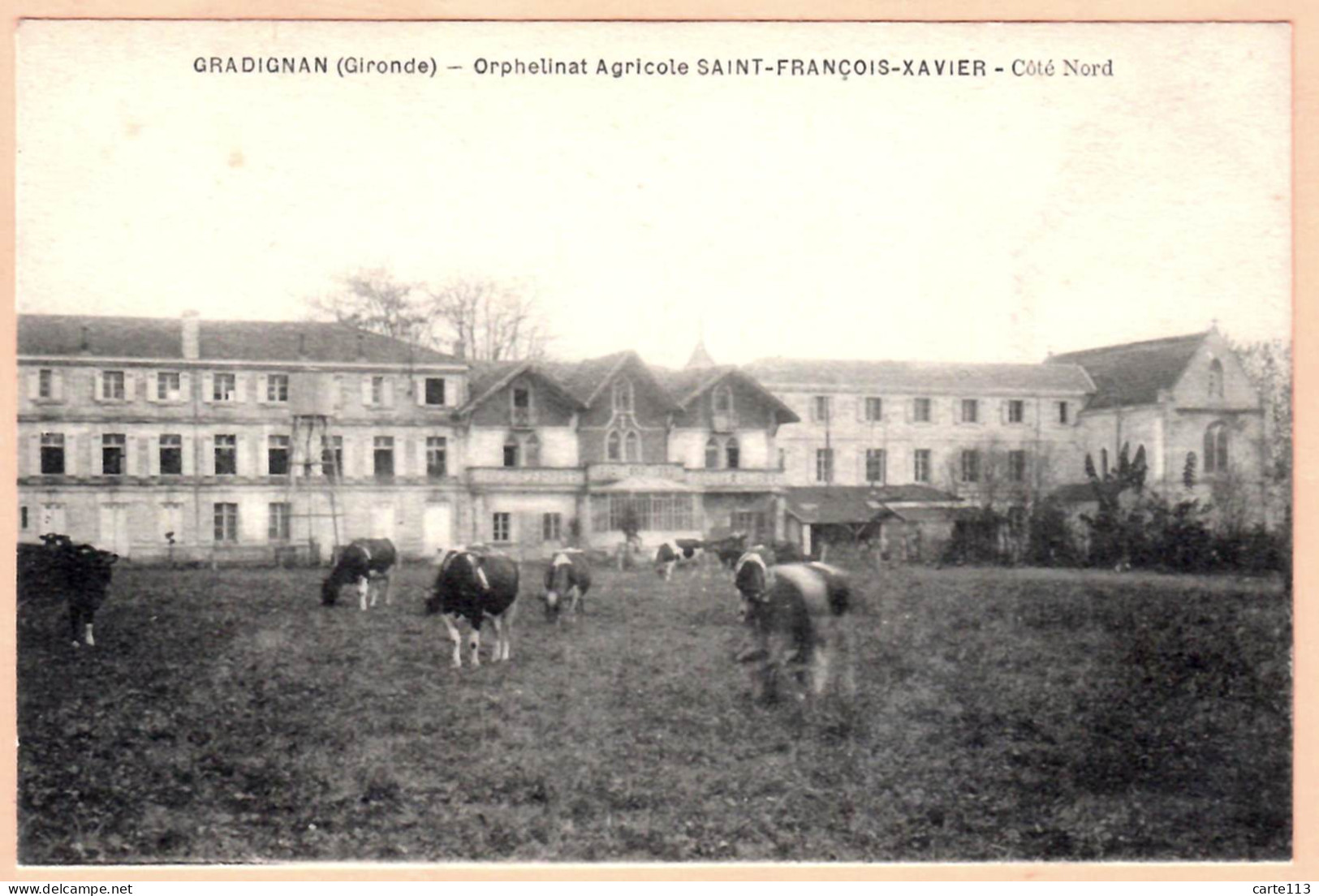 33 - B27579CPA - GRADIGNAN - Orphelinat Agricole Saint Françoit Xavier - Coté Nord - Très Bon état - GIRONDE - Gradignan