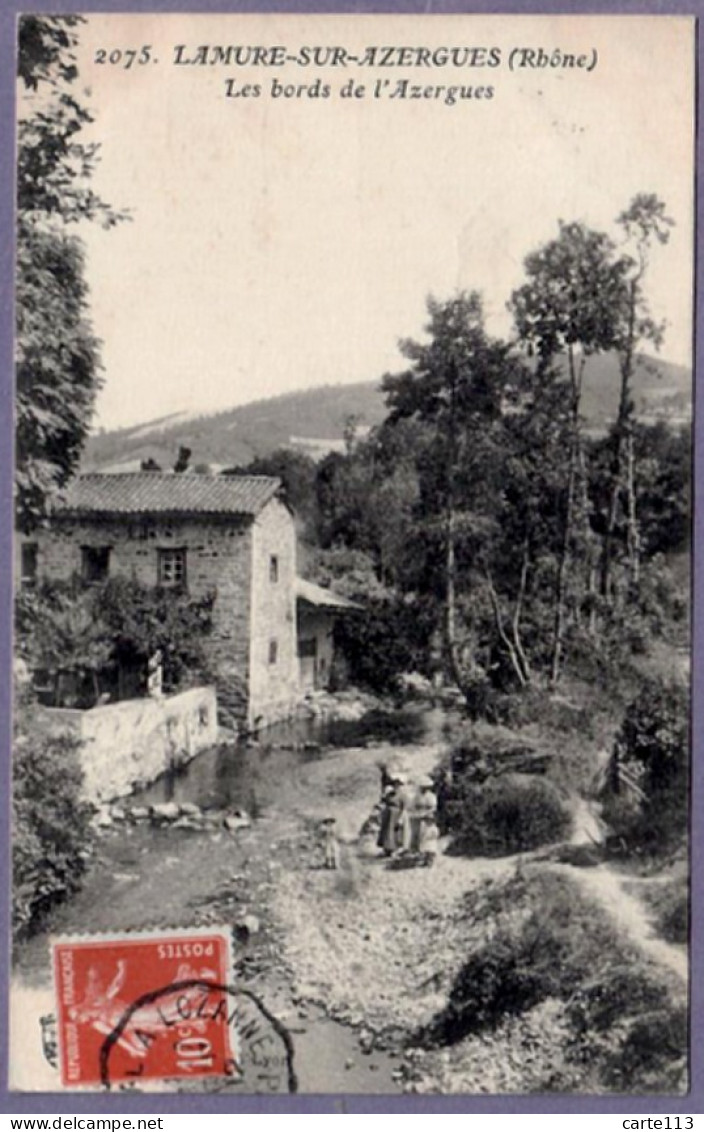 69 - B26757CPA - LAMURE SUR AZERGUES - Les Bords De L'Azergues - Très Bon état - RHONE - Lamure Sur Azergues