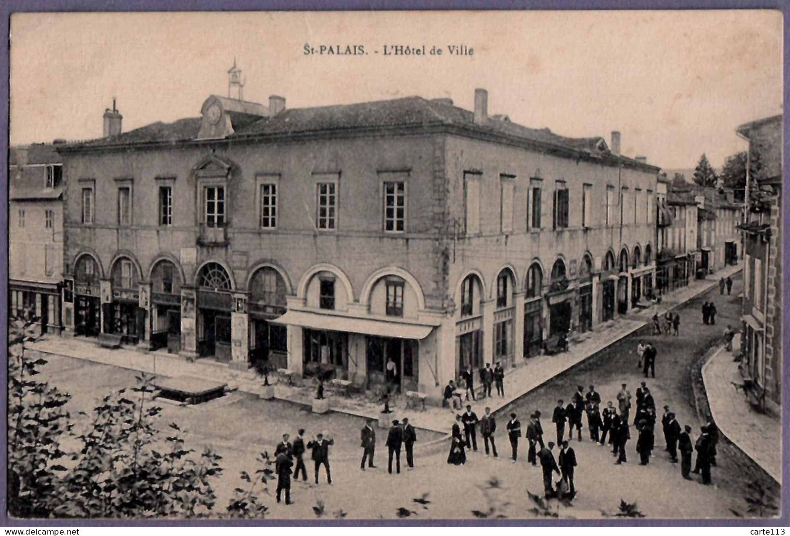 64 - B26761CPA - ST SAINT PALAIS - Hotel De Ville - Très Bon état - PYRENEES-ATLANTIQUES - Saint Palais