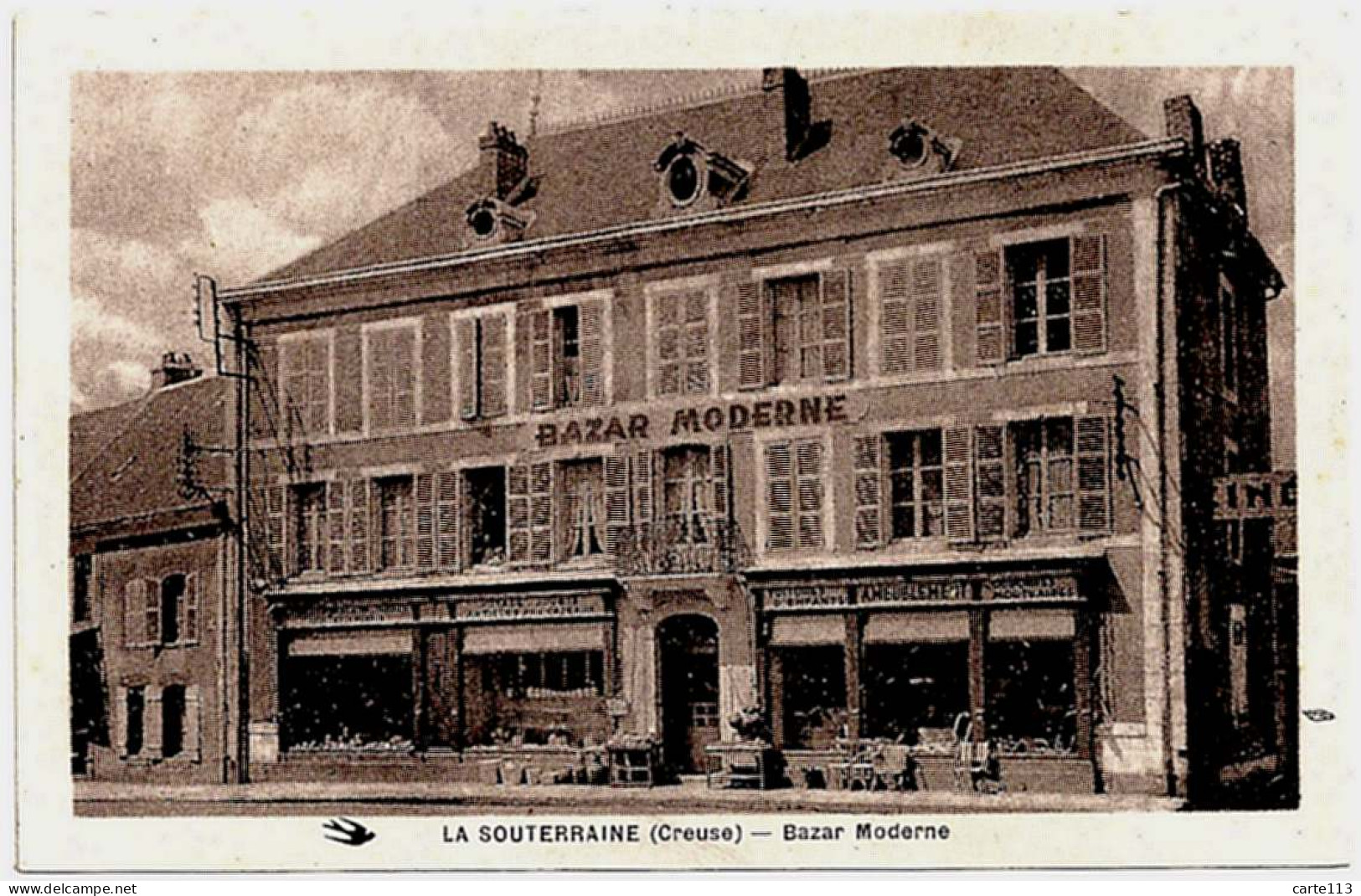 23 - B25989CPA - LA SOUTERRAINE - BAZAR Moderne - Très Bon état - CREUSE - La Souterraine