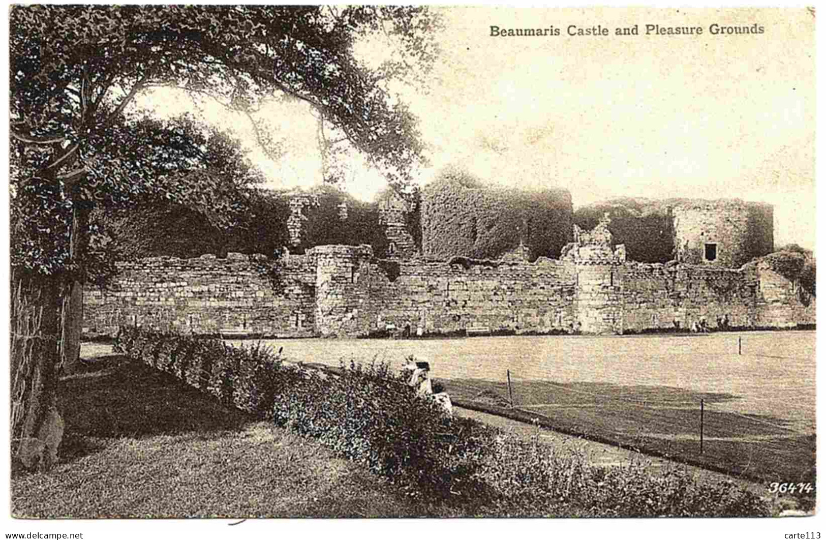 - B25641CPA - BEAUMARIS - GRANDE BRETAGNE - Castle And Pleasure Grounds - Très Bon état - EUROPE - Anglesey