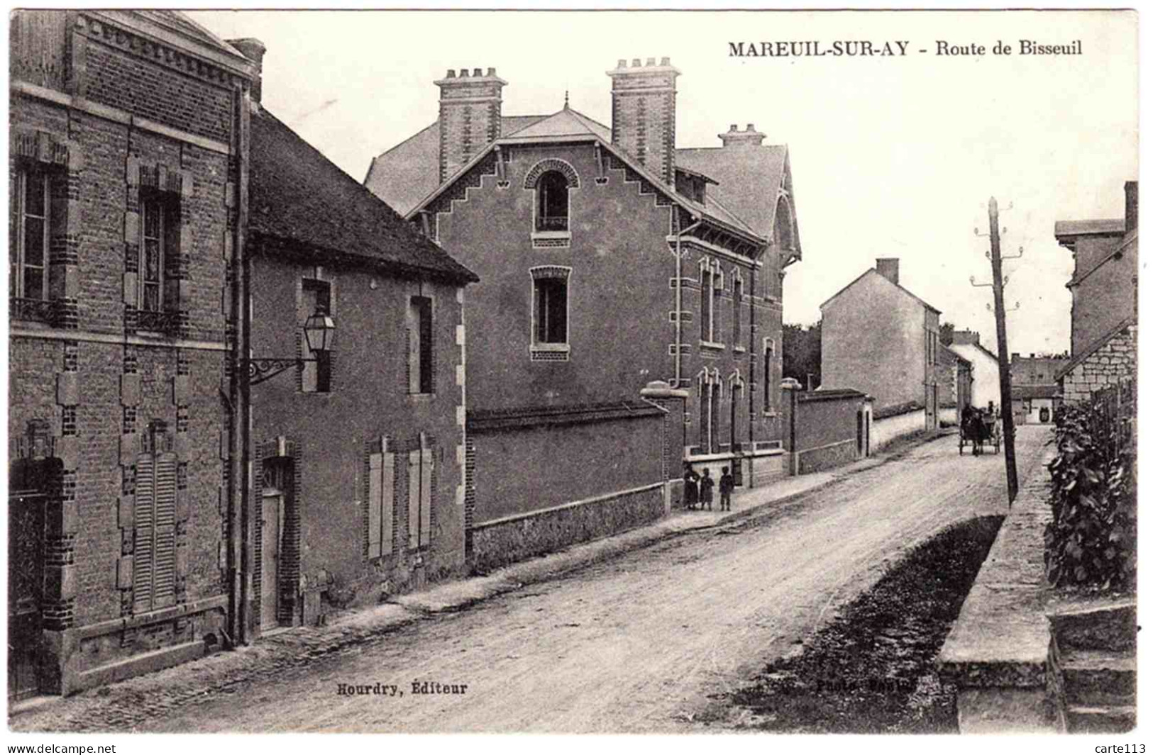 51 - B23568CPA - MAREUIL SUR AY - Route De Bisseuil - Très Bon état - MARNE - Mareuil-sur-Ay