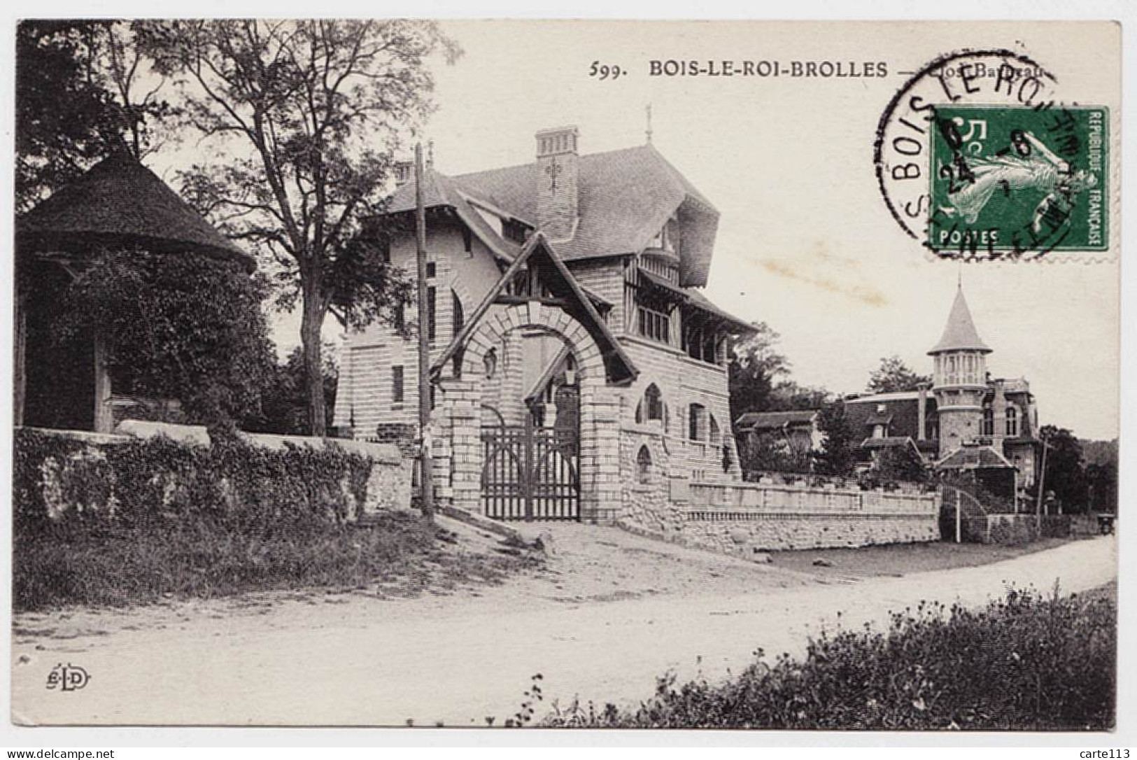 77 - B20941CPA - BOIS LE ROI - BROLLES - Le Clos BARBEAU - Avant Modification - Très Bon état - SEINE-ET-MARNE - Bois Le Roi