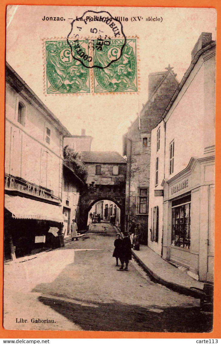 17 - B34122CPA - JONZAC - La Porte De Ville - Librairie Gaboriau - Bon état - CHARENTE-MARITIME - Jonzac