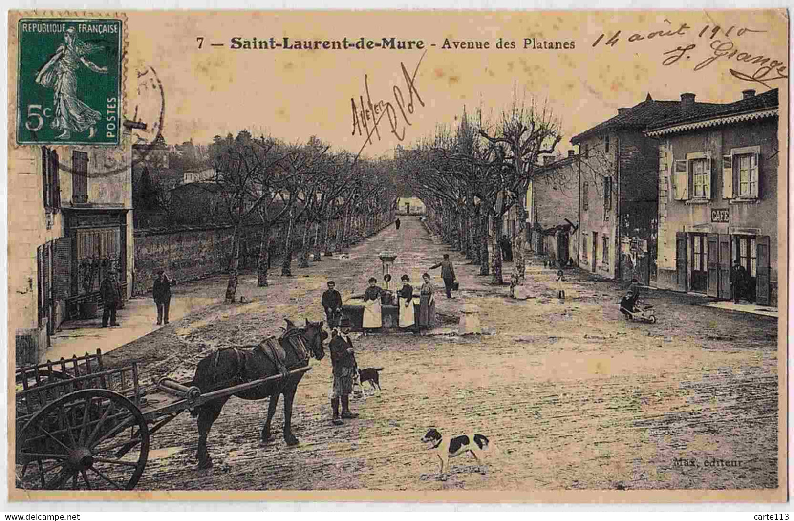 38 - B33462CPA - SAINT ST LAURENT DE MURE - Avenue Des Platanes - Bon état - ISERE - Saint-Laurent-du-Pont