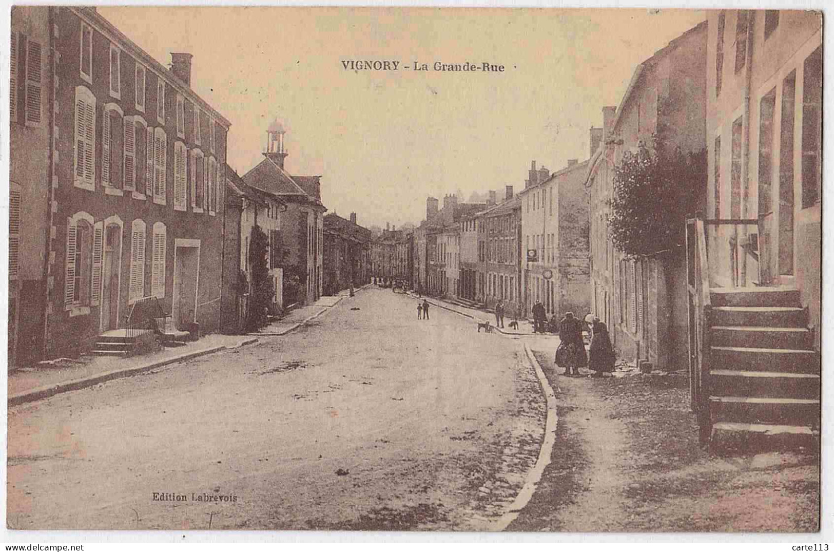 52 - B32809CPA - VIGNORY - La Grande Rue - Parfait état - HAUTE-MARNE - Vignory