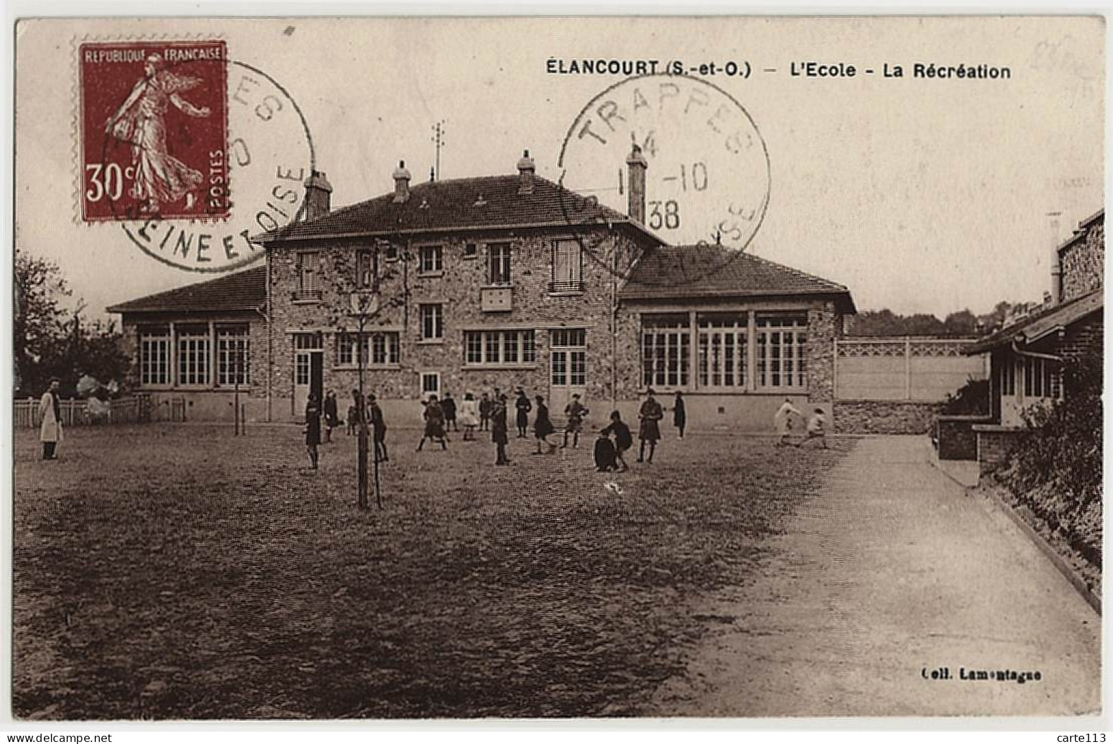 78 - B30925CPA - ELANCOURT - Ecole  - La Recreation - Très Bon état - YVELINES - Elancourt
