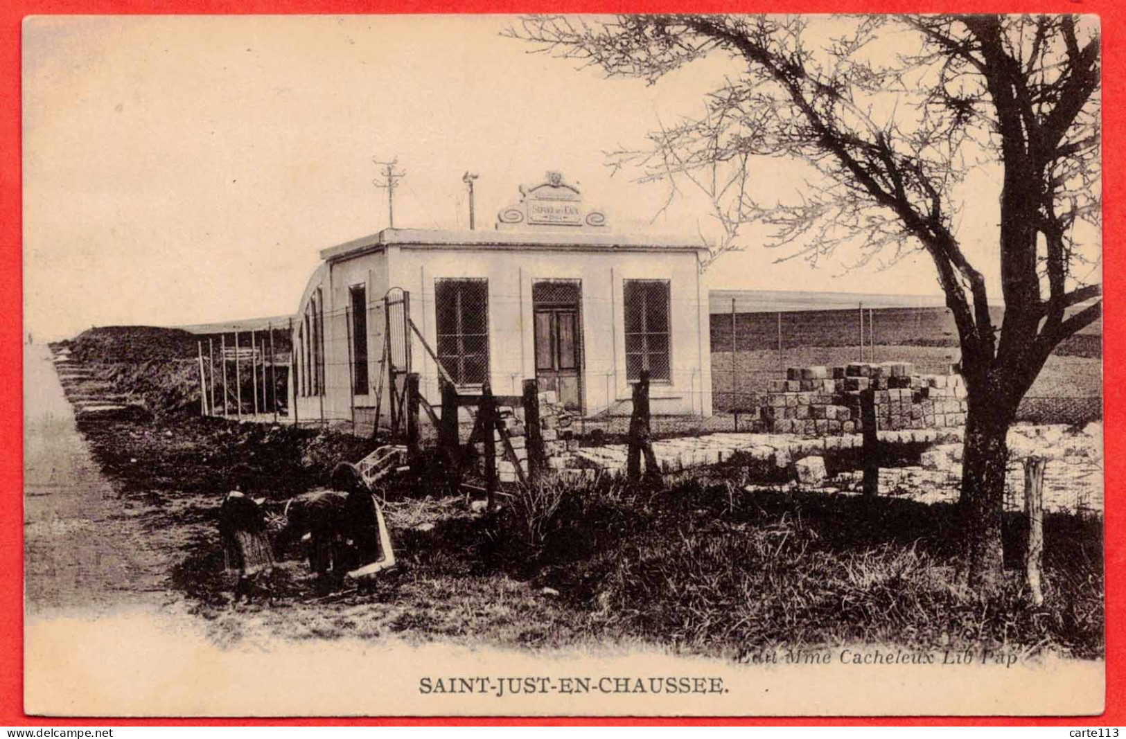 60 - B29767CPA - SAINT JUST EN CHAUSSEE - Sans Légende - Service Des Eaux 1904 - Très Bon état - OISE - Saint Just En Chaussee