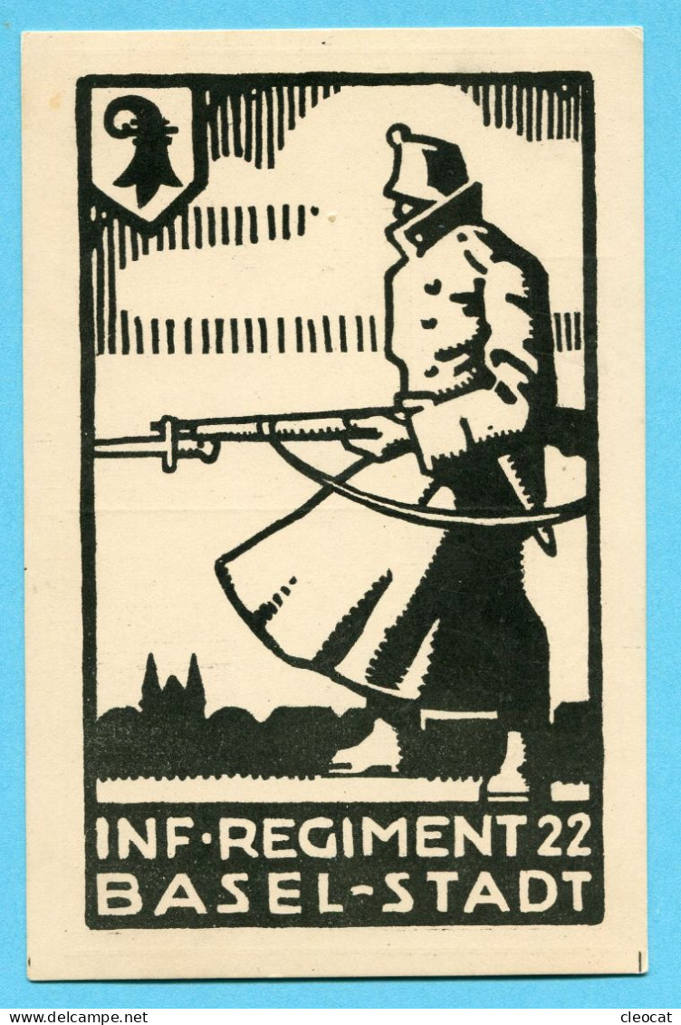 Karte Infanterie Nr. 41 - Inf.-Reg. 22 Basel-Stadt - Dokumente