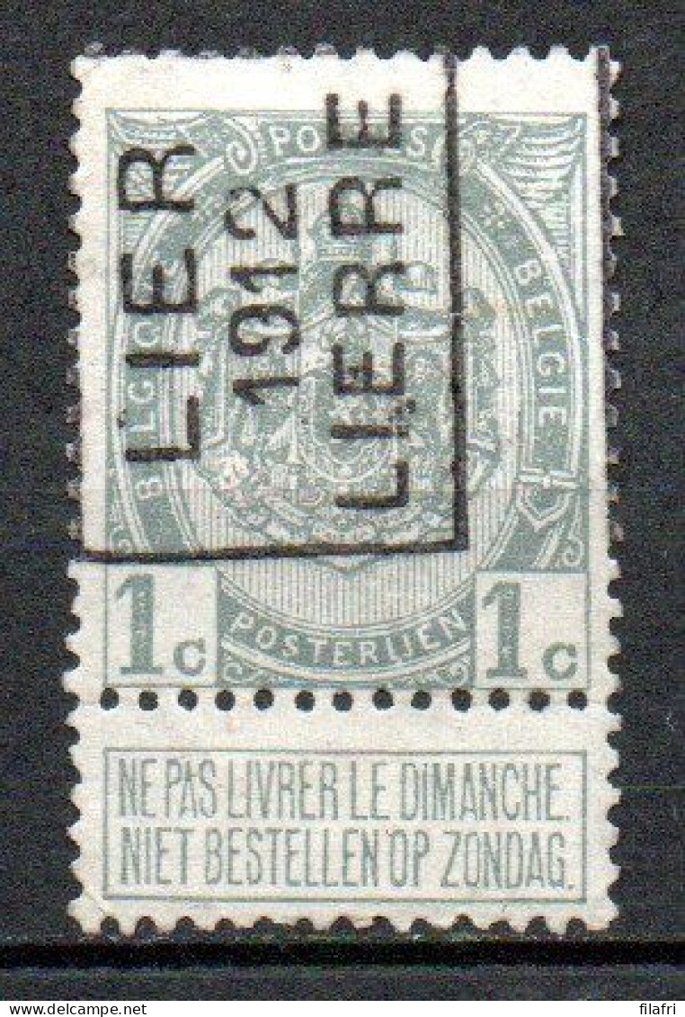 1846 Voorafstempeling Op Nr 81 - LIER 1912 LIERRE - Positie A - Roller Precancels 1910-19