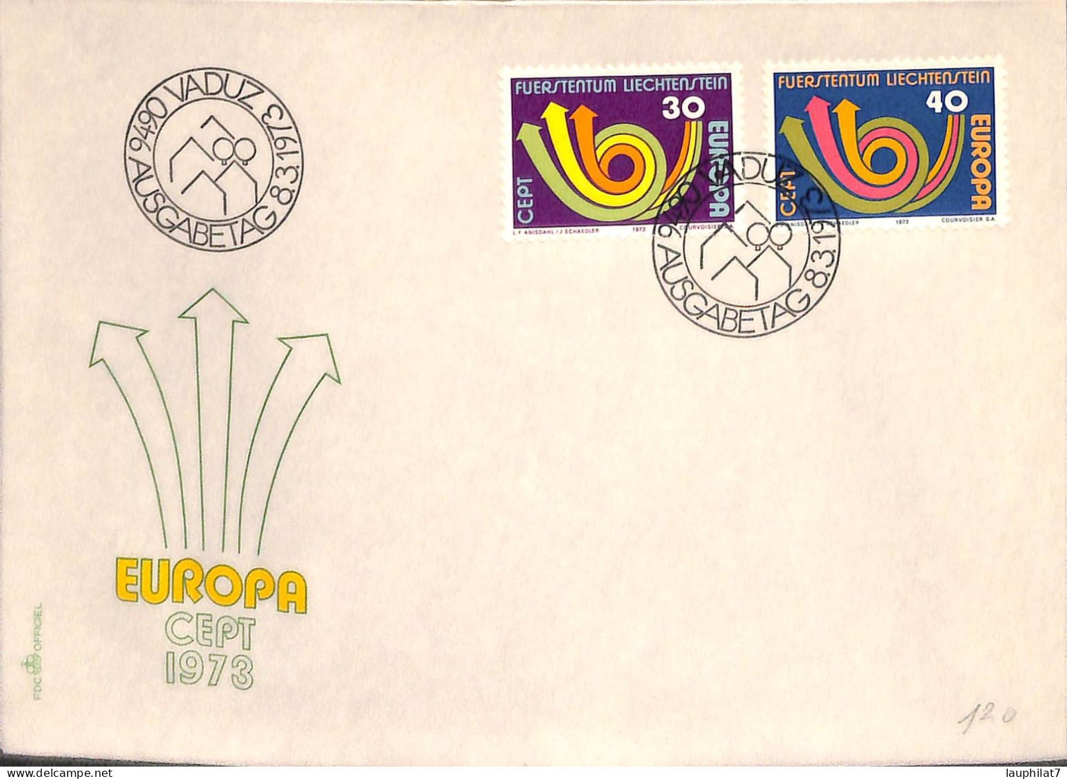 [900432]TB//-Liechtenstein 1973 - FDC, Documents, Europa-Cept - 1973