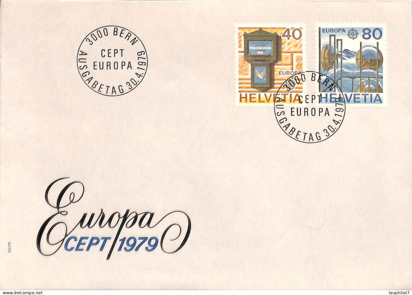 [900160]TB//-Suisse 1979 - FDC, Documents, Europa-Cept - 1979