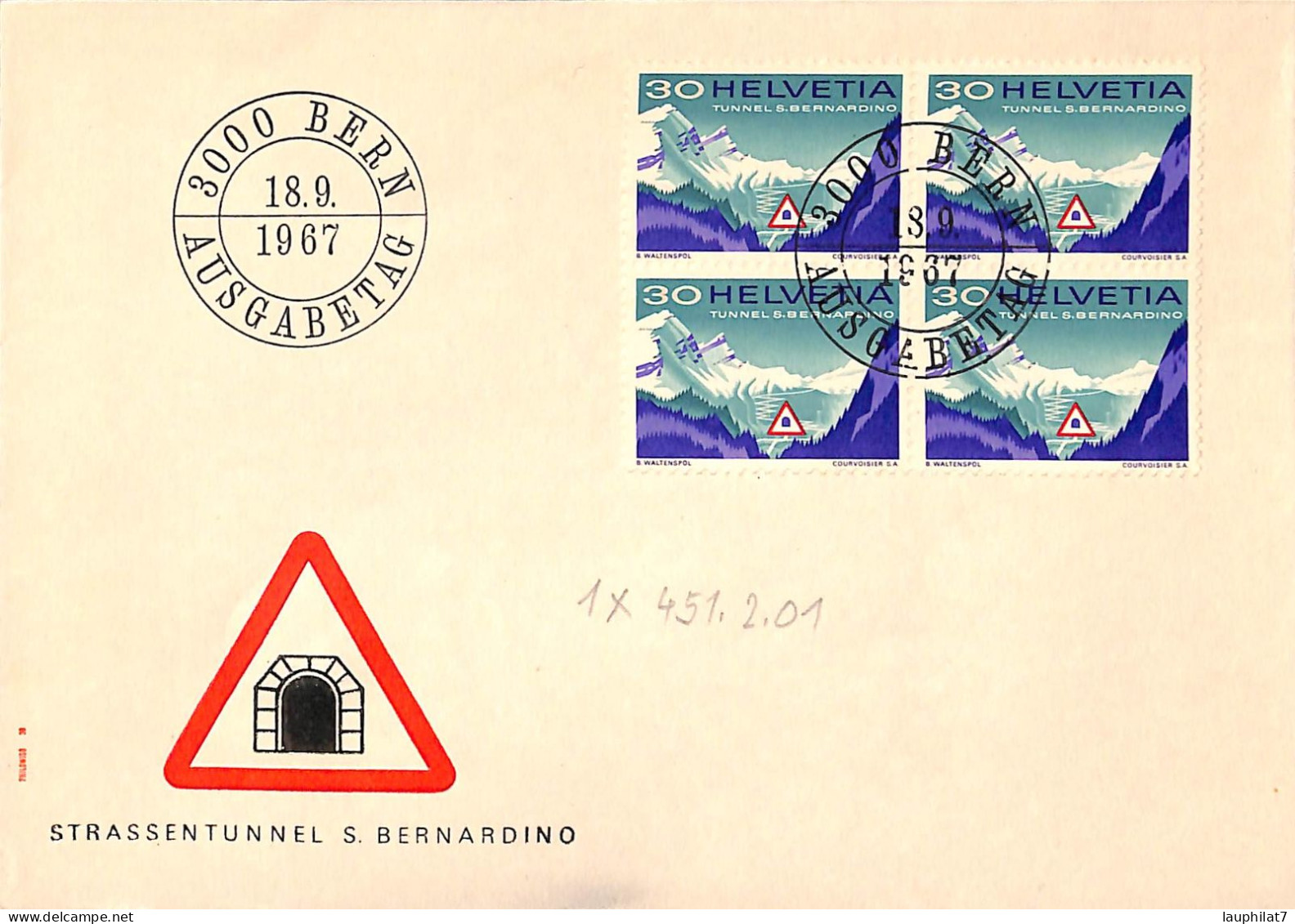 [900163]TB//-Suisse - FDC, Documents, Nature, Montagne - Collections
