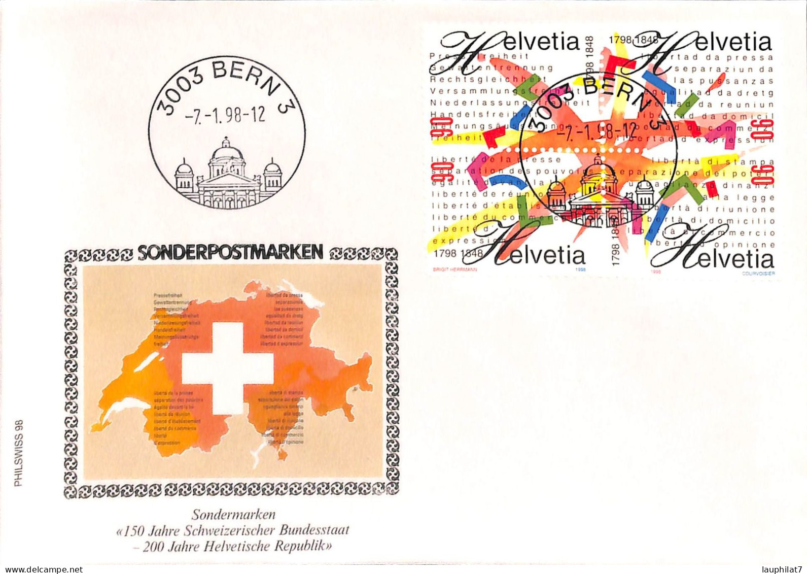 [900002]TB//-Suisse  -  FDC, Documents, Architecture - Collections