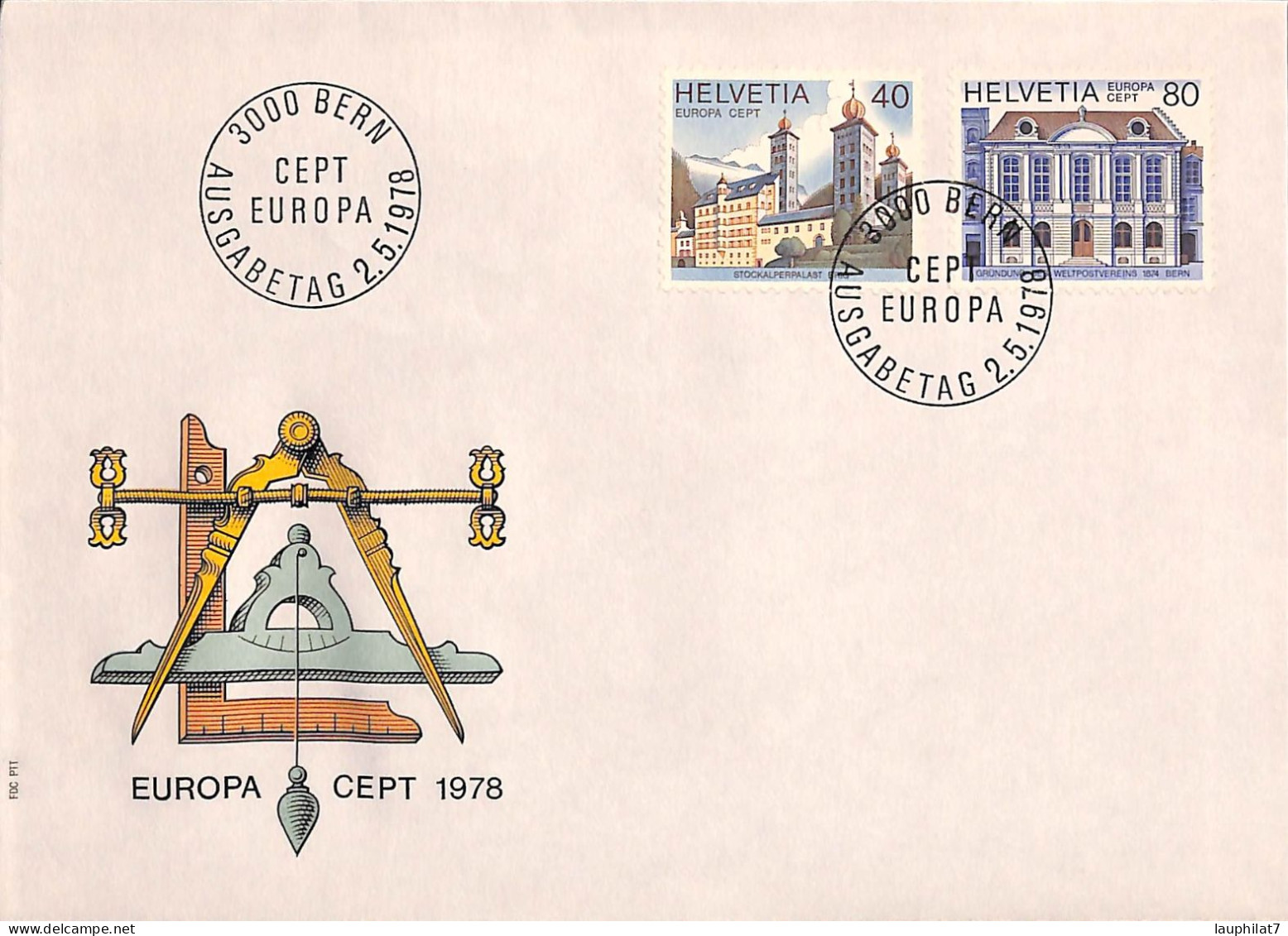 [900804]TB//-Suisse 1978 - FDC, Documents, Europa-Cept - 1978