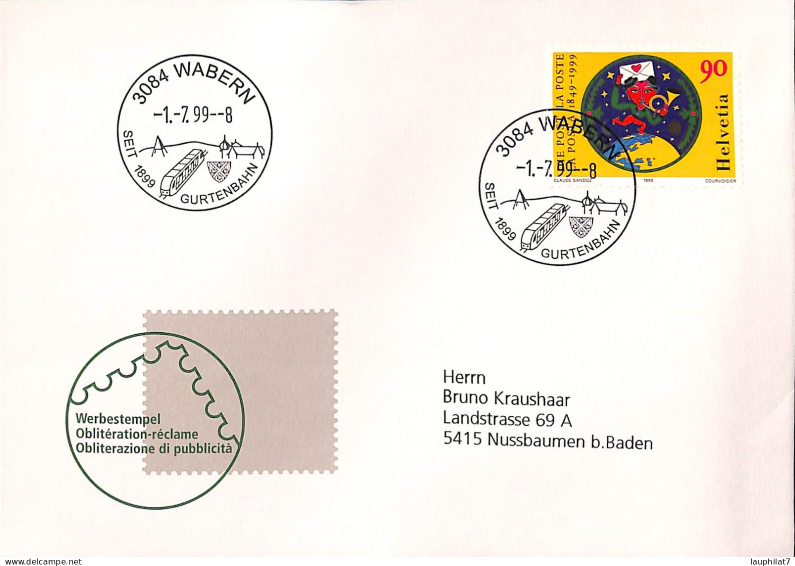 [900793]TB//-Suisse 1999 - FDC, Documents, Armoiries - Other