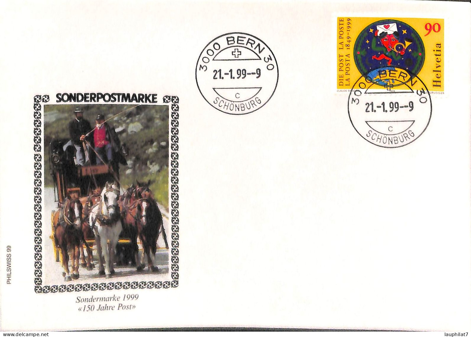 [900759]TB//-Suisse  - FDC, Documents, Poste, Transports, Chevaux - Post