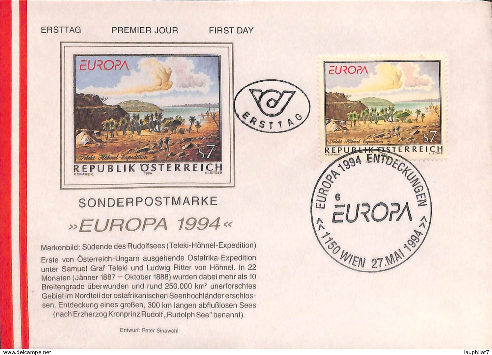 [900662]TB//-Autriche 1994 - FDC, Documents, Europa-Cept, Nature, Paysages - 1994