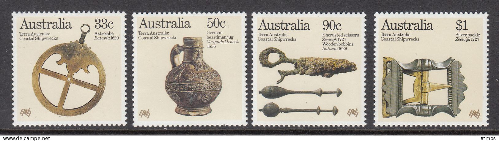 Australia MNH Michel Nr 951/54 From 1985 - Mint Stamps