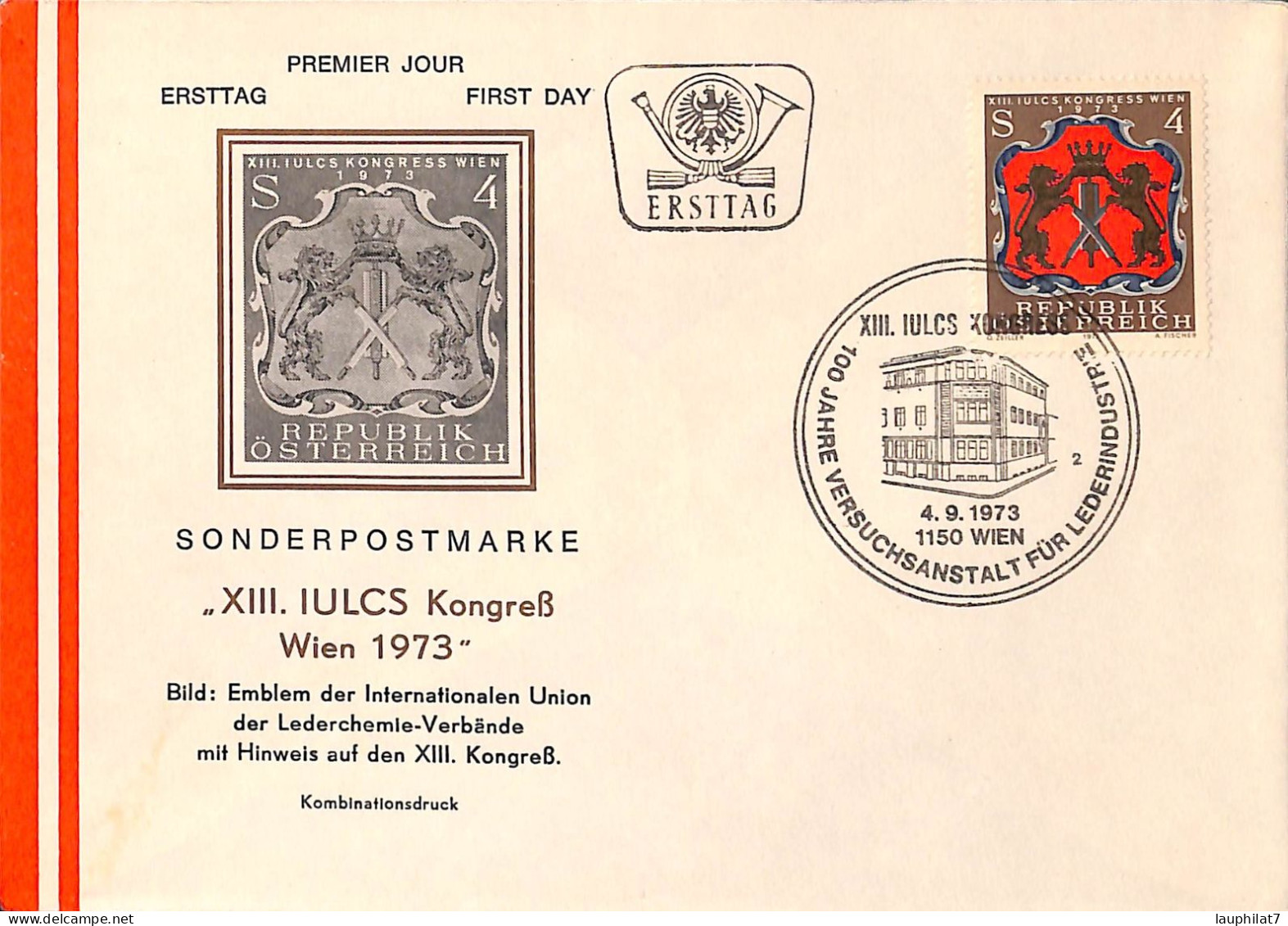 [900645]TB//-Autriche 1973 - FDC, Documents, Armoiries - Other