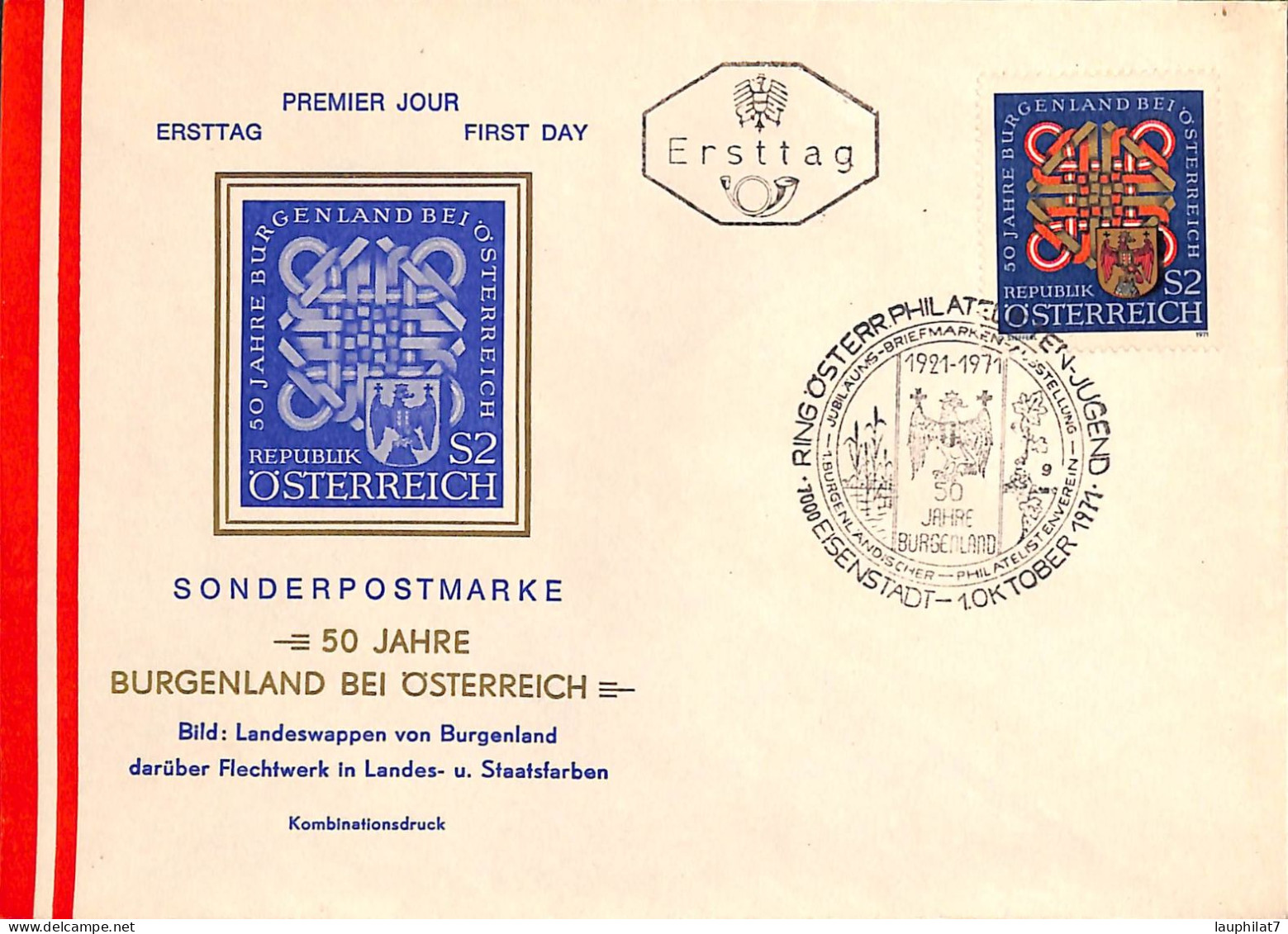 [900616]TB//-Autriche 1971 - FDC, Documents, Armoiries - Autres